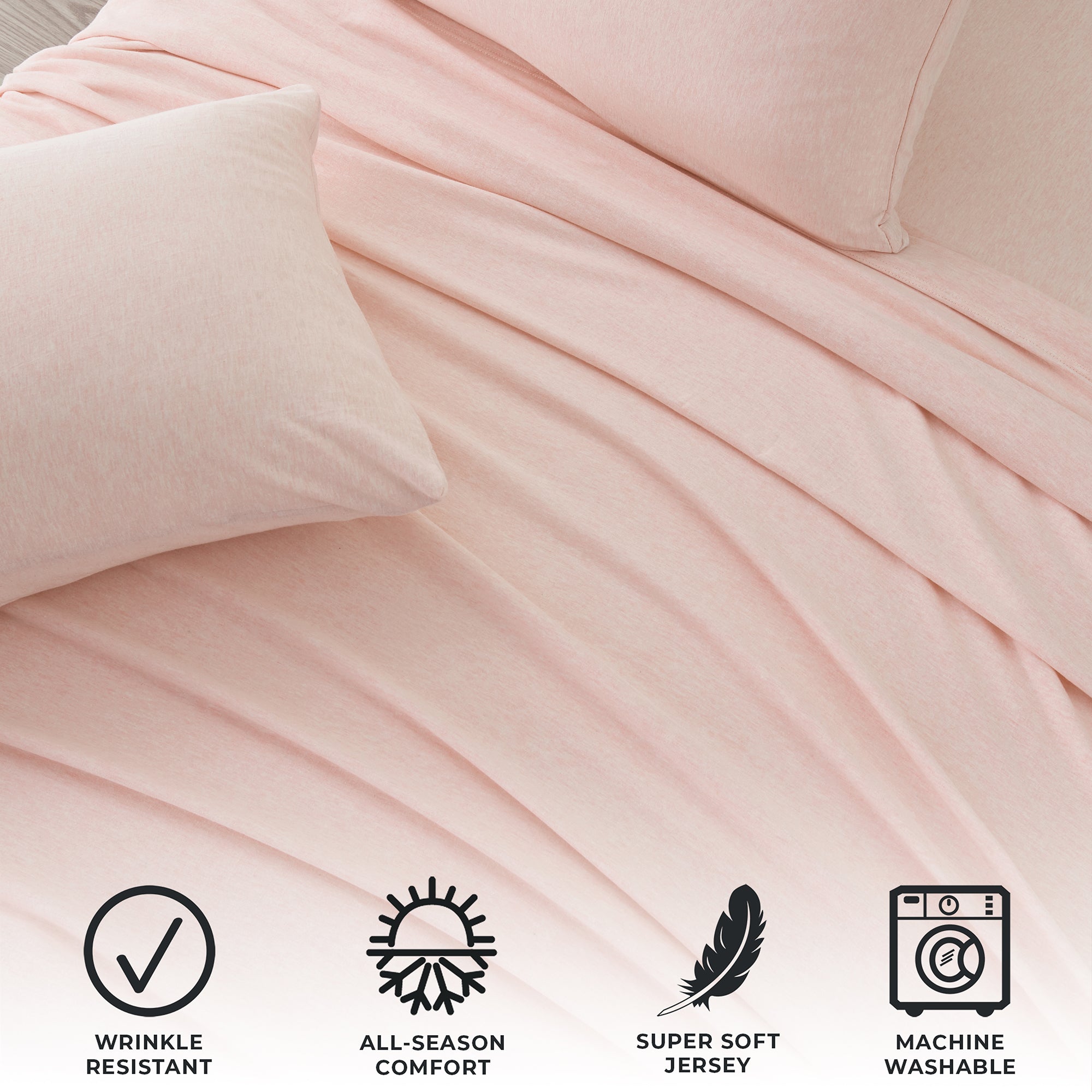 4-Piece Jersey Sheet - Carmen Collection - Best Buy Furniture