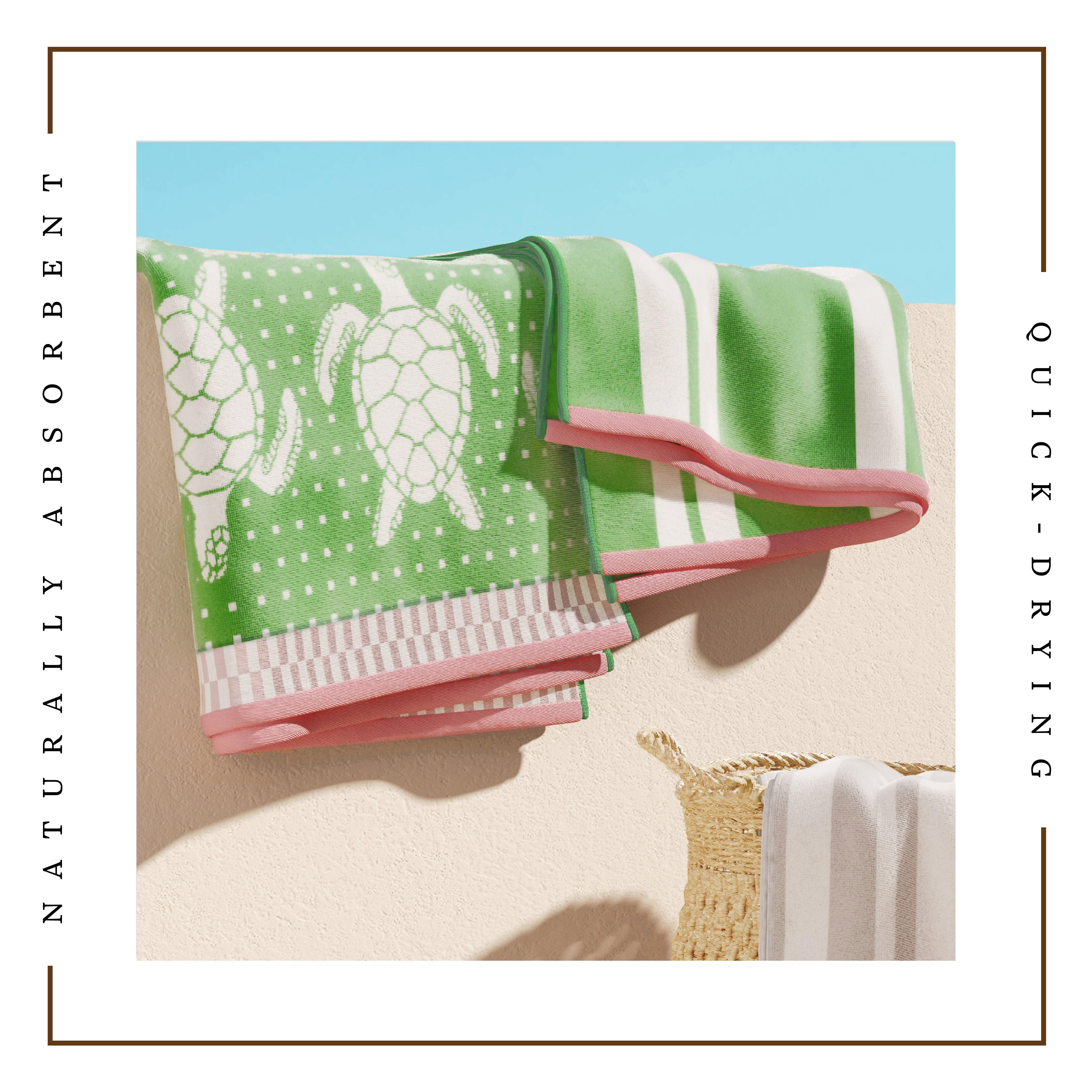 Cotton Velour Beach Towel - Maui Collection - Best Buy Furniture