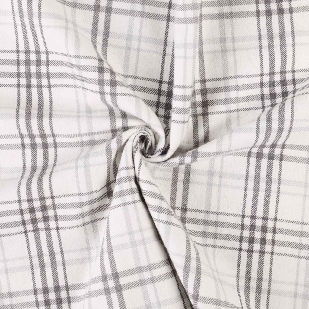 100% Cotton Flannel Sheet Set Plaid Classic Modern Farmhouse Deep Pocket - Sheet Set by Superior Brand