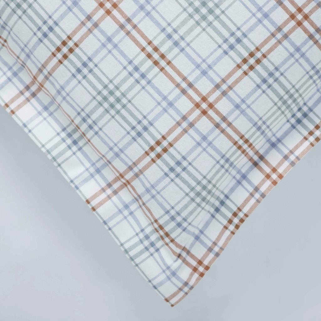 Plaid Flannel Cotton Classic Modern Farmhouse Duvet Cover Set - Duvet Cover Set by Superior Brand