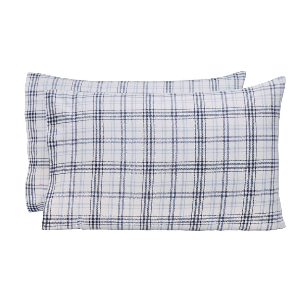 Plaid Flannel Cotton Classic Modern Farmhouse Pillowcases, Set of 2 - Pillowcases by Superior Brand