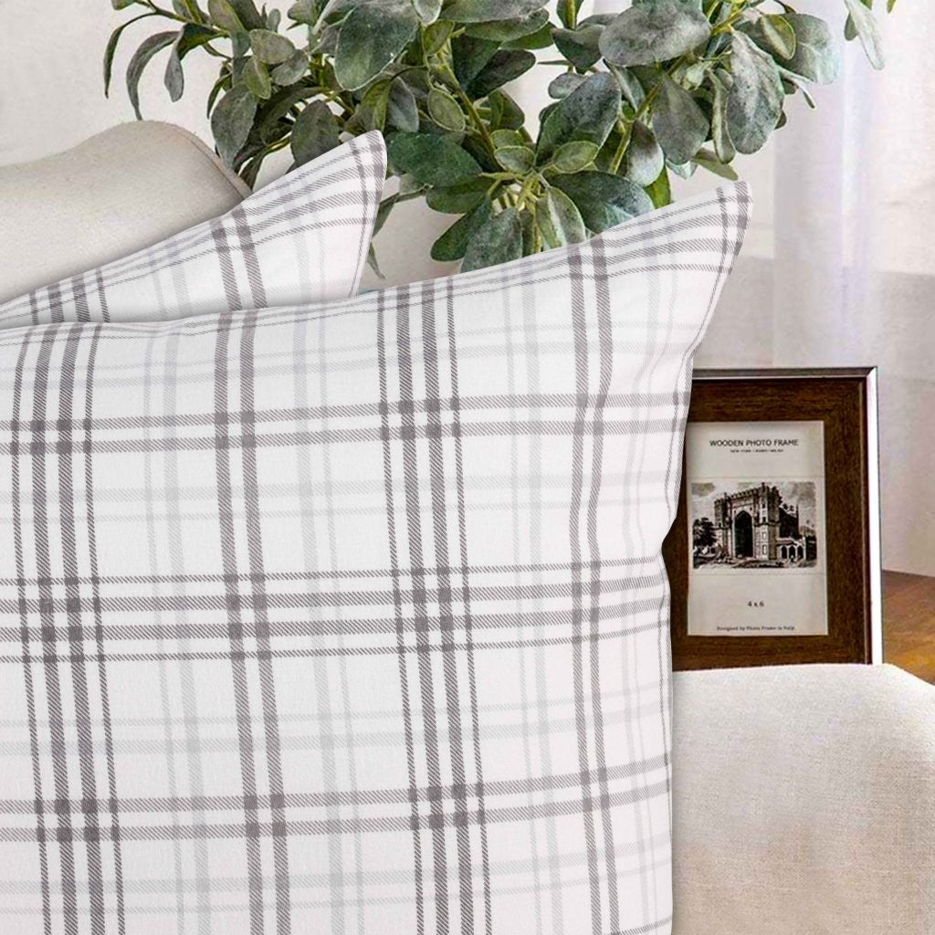 Plaid Flannel Cotton Classic Modern Farmhouse Pillowcases, Set of 2 - Pillowcases by Superior Brand