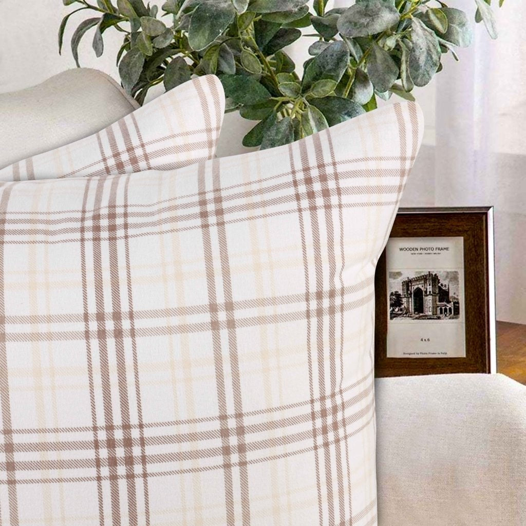 Plaid Flannel Cotton Classic Modern Farmhouse Pillowcases, Set of 2 - Pillowcases by Superior Brand