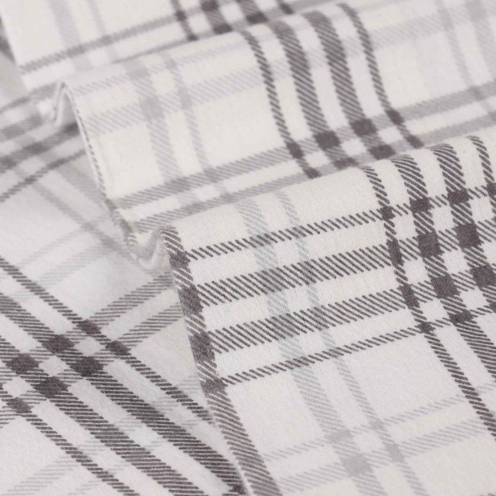 Plaid Flannel Cotton Classic Modern Farmhouse Pillowcases, Set of 2 - Pillowcases by Superior Brand