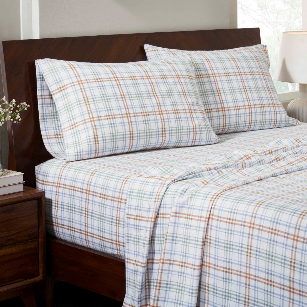 Plaid Flannel Cotton Classic Modern Farmhouse Pillowcases, Set of 2 - Pillowcases by Superior Brand