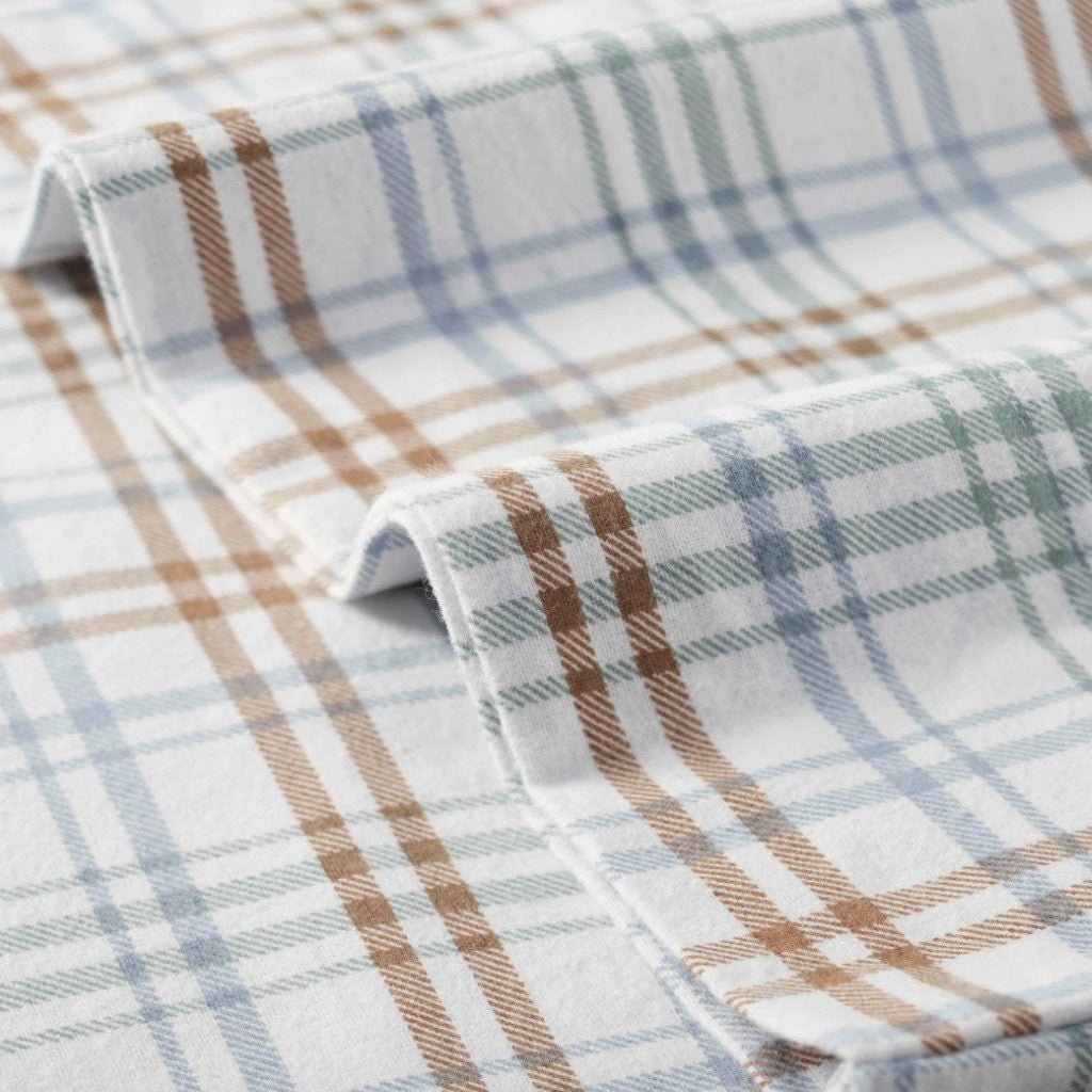 Plaid Flannel Cotton Classic Modern Farmhouse Pillowcases, Set of 2 - Pillowcases by Superior Brand
