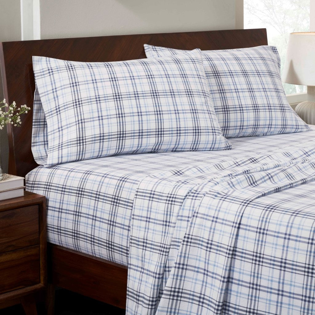 Plaid Flannel Cotton Classic Modern Farmhouse Pillowcases, Set of 2 - Pillowcases by Superior Brand