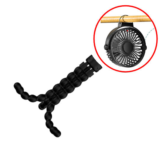 Portable Fan 8000mAh USB Rechargeable 4-Speed 360° Rotation