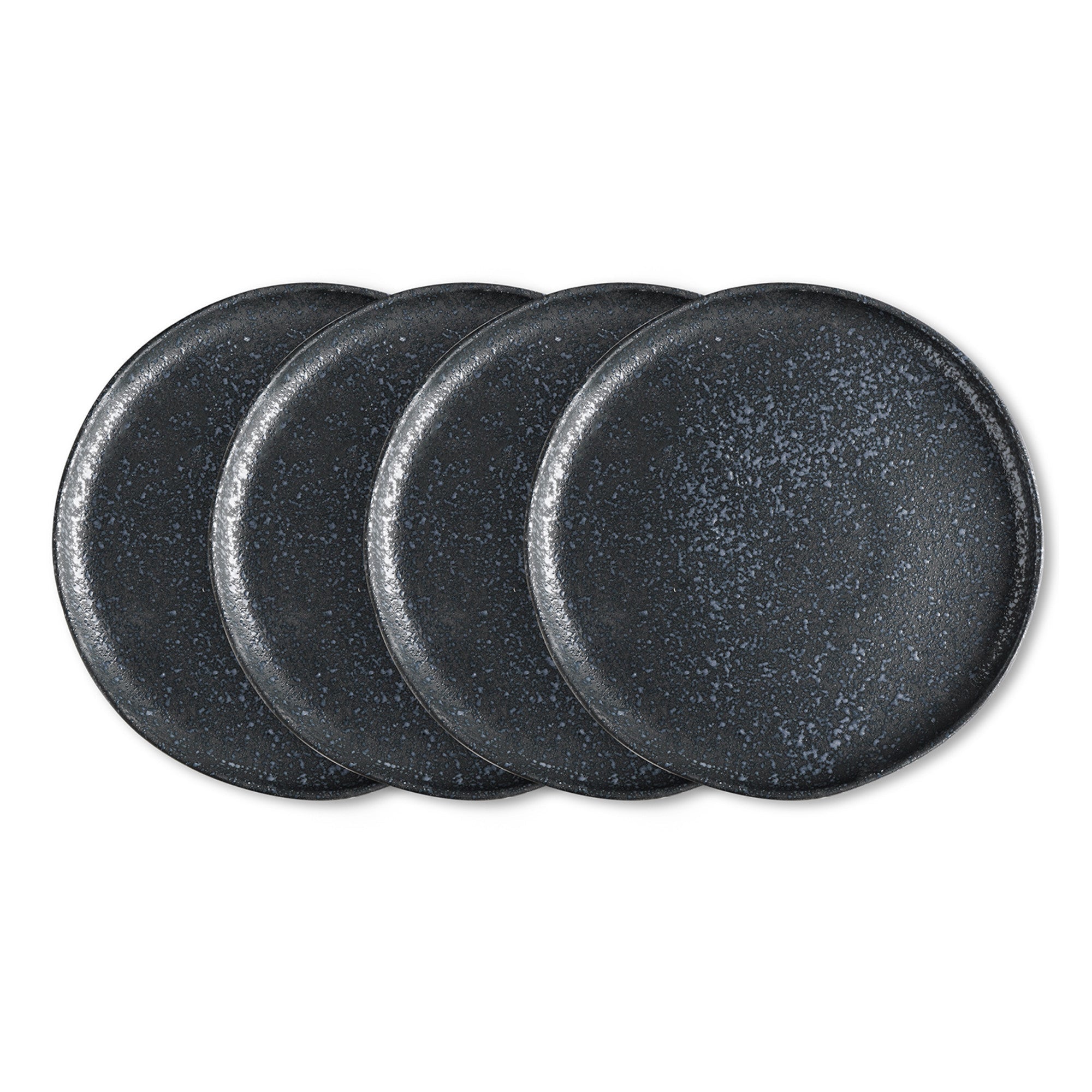 Tom Stoneware Salad Plate - Black And White Reflection