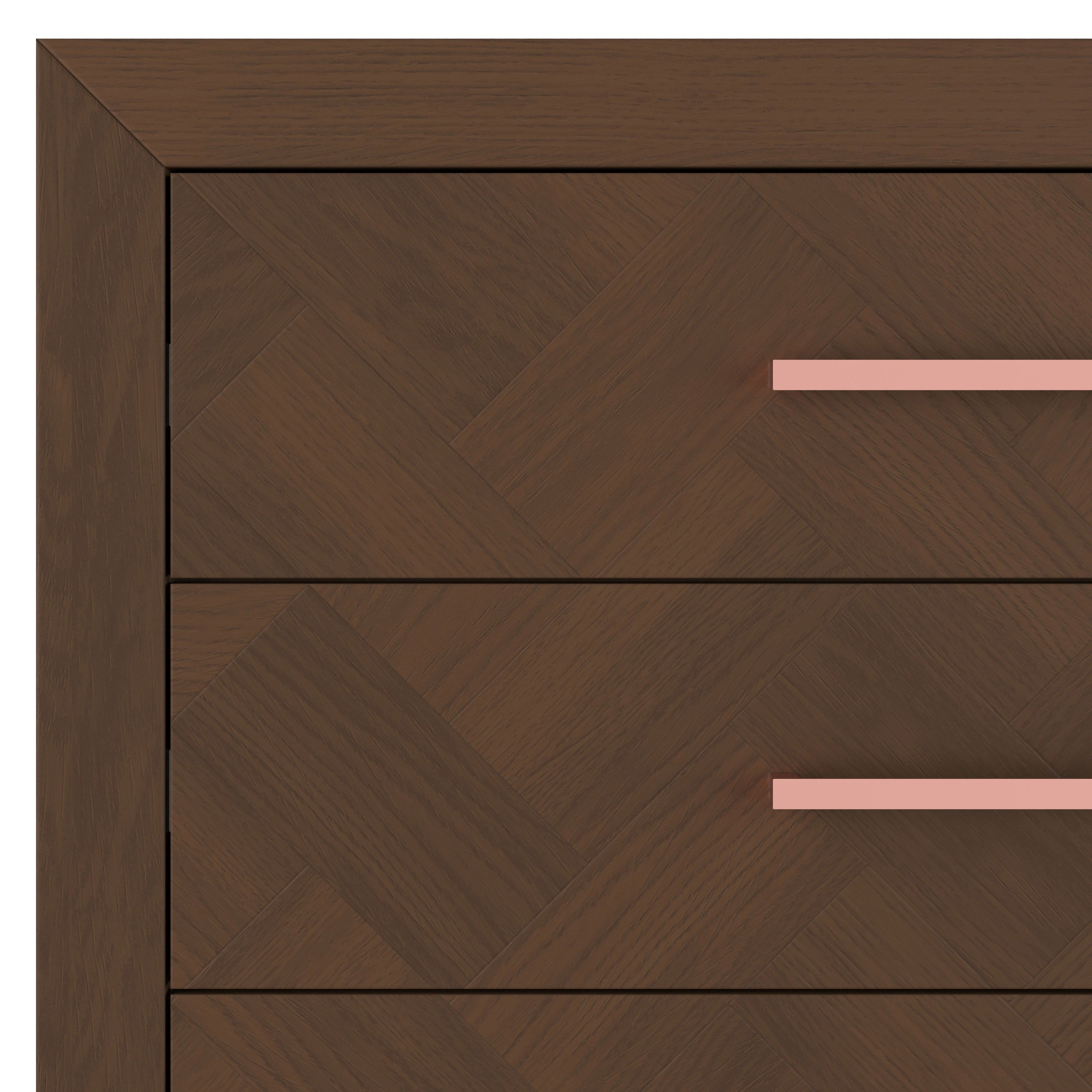 Kieran 5-Drawer Chest, Toasted Chestnut