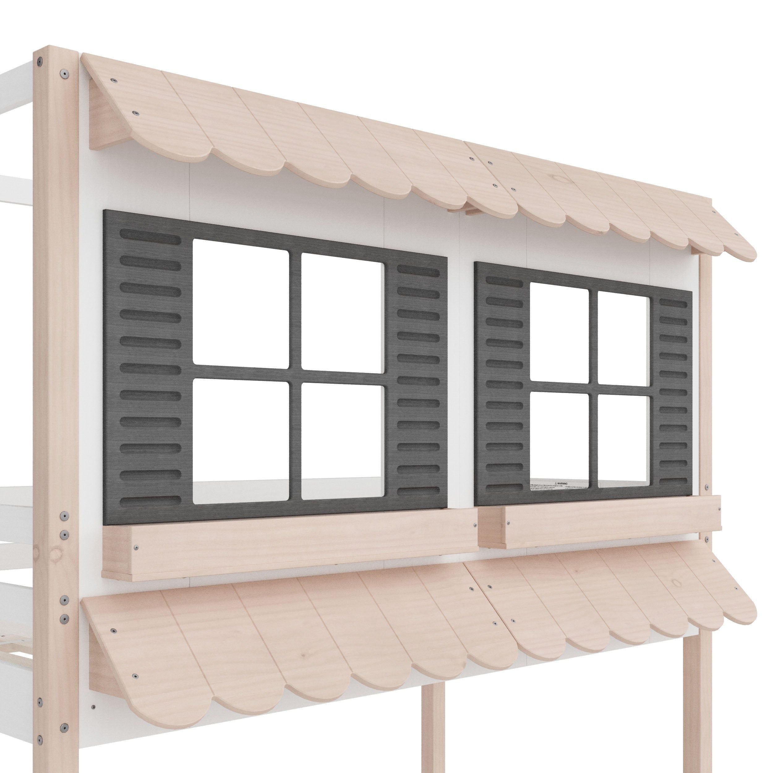 Garden Cottage Twin Over Twin Bunk Bed