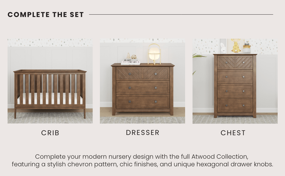 Atwood 3-Drawer Dresser, Cocoa Bean