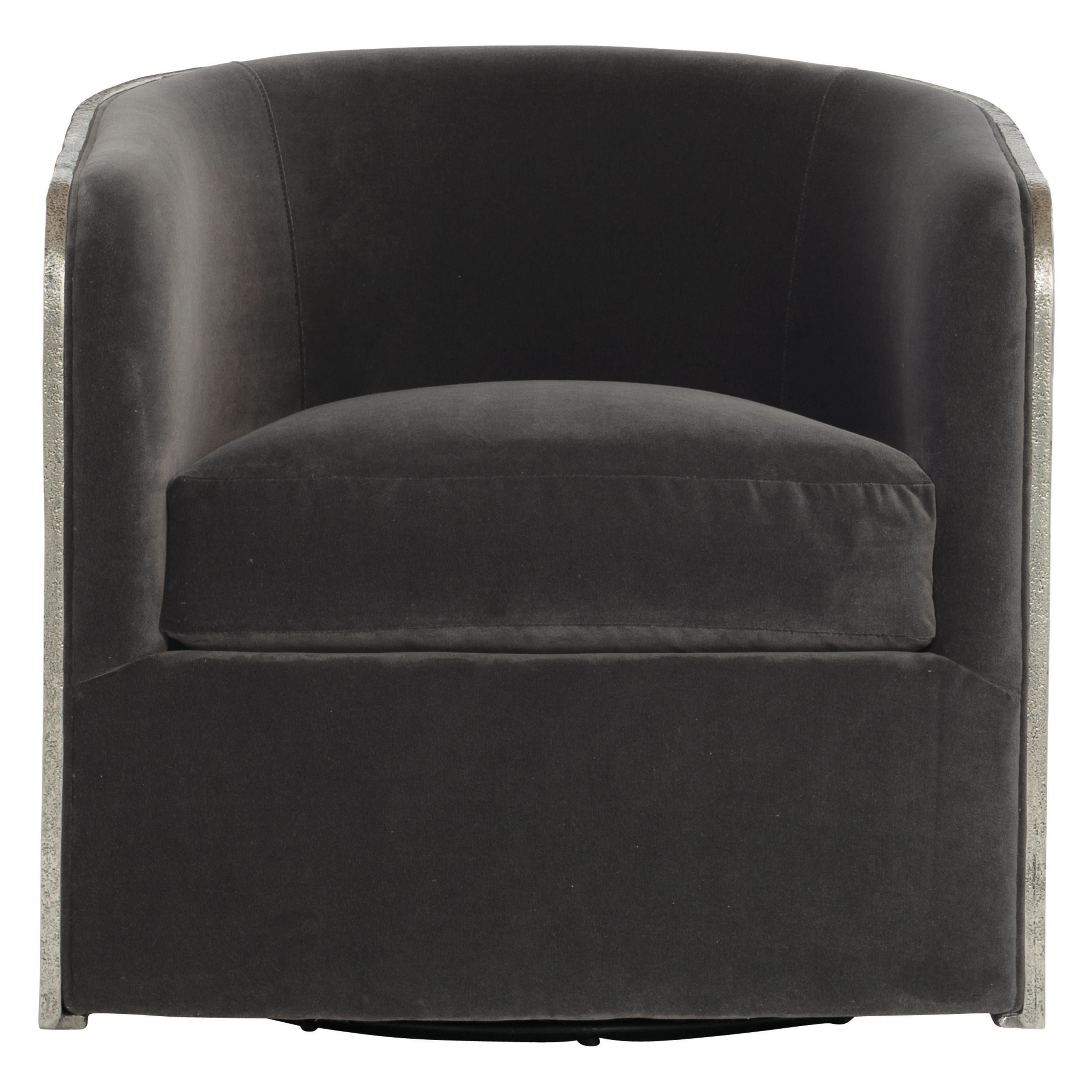 Bernhardt Furniture Eliot Fabric Swivel Chair