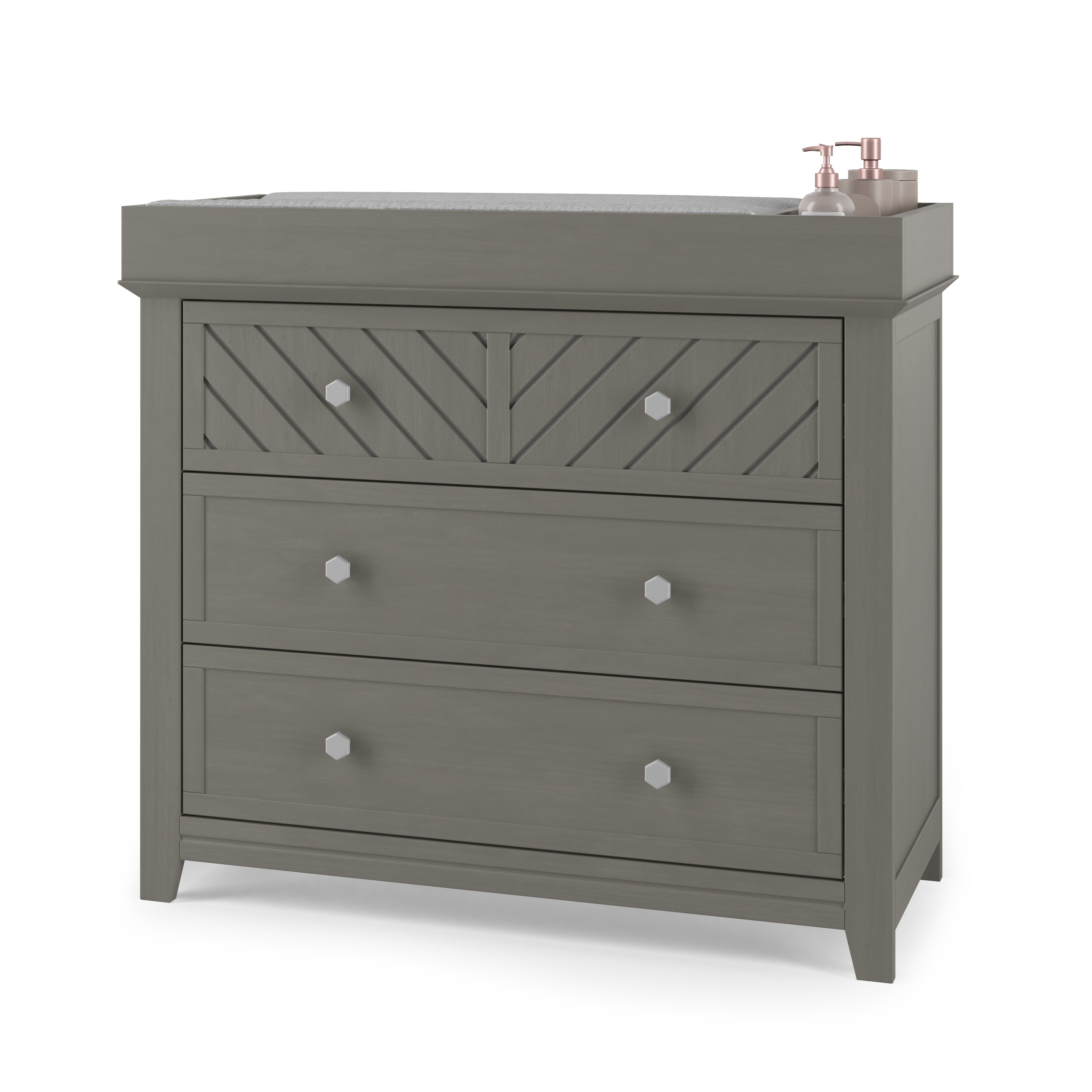Atwood 3-Drawer Dresser, Lunar Gray