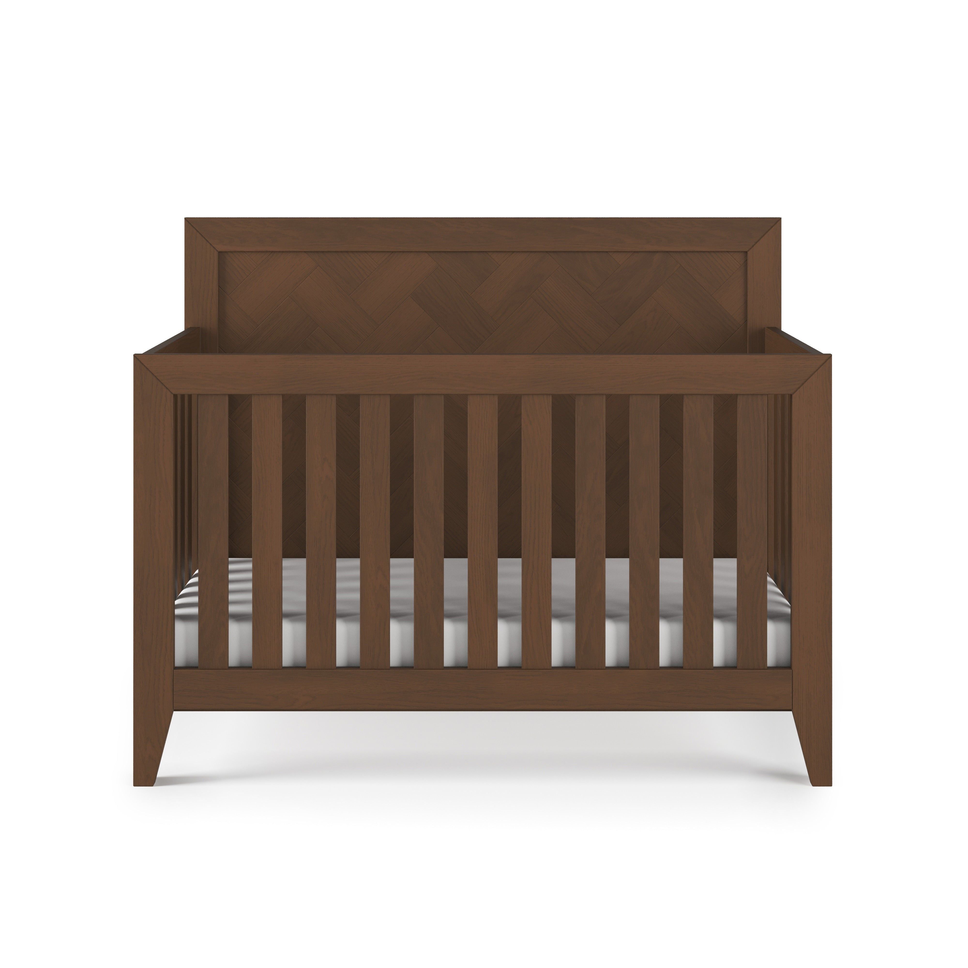 Kieran 4-in-1 Convertible Crib, Toasted Chestnut