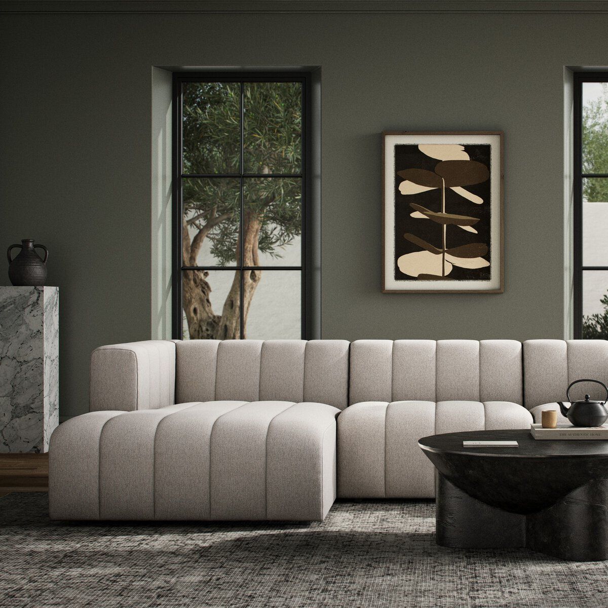 Langham Channeled 3-piece Sectional