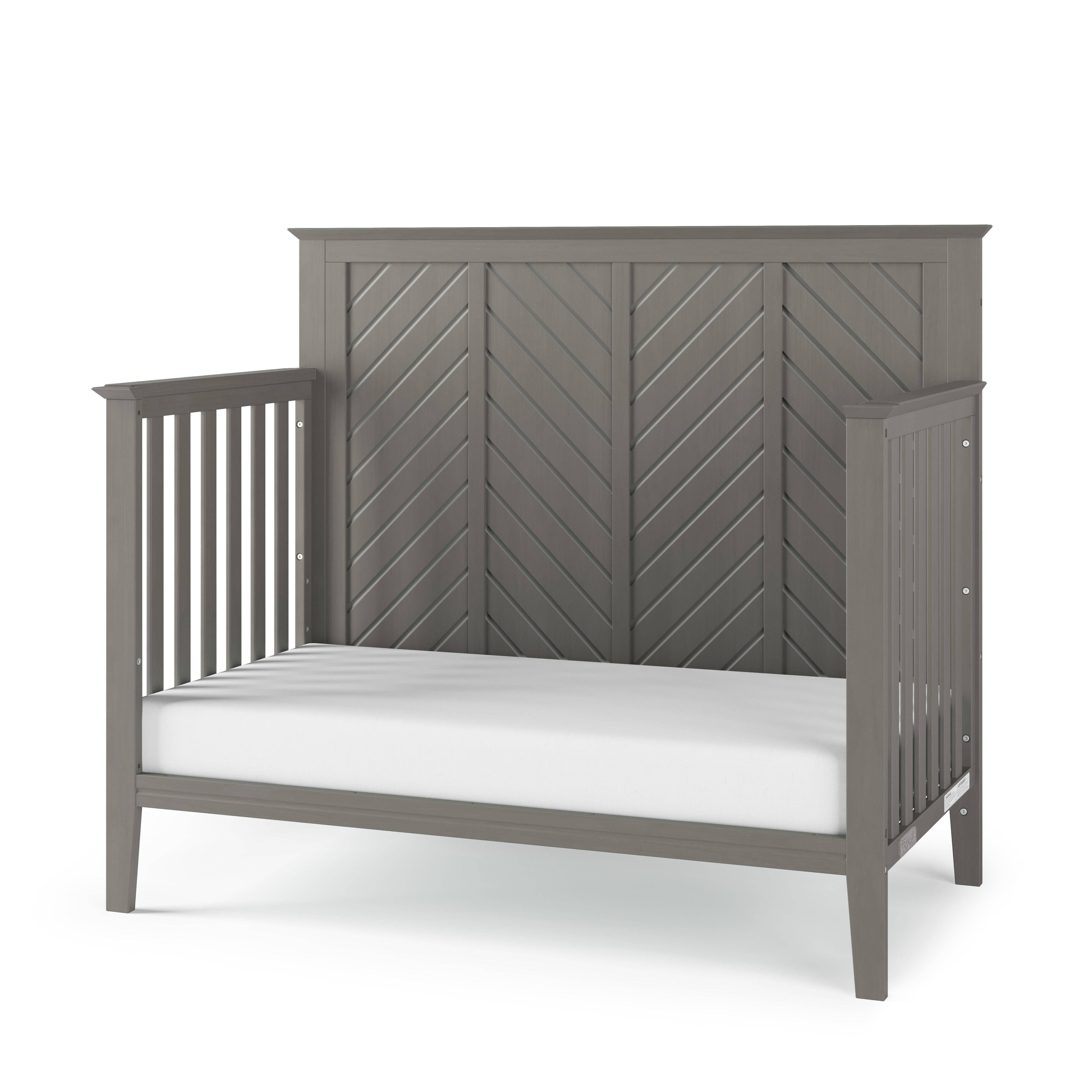 Atwood 4-in-1 Convertible Crib, Lunar Gray