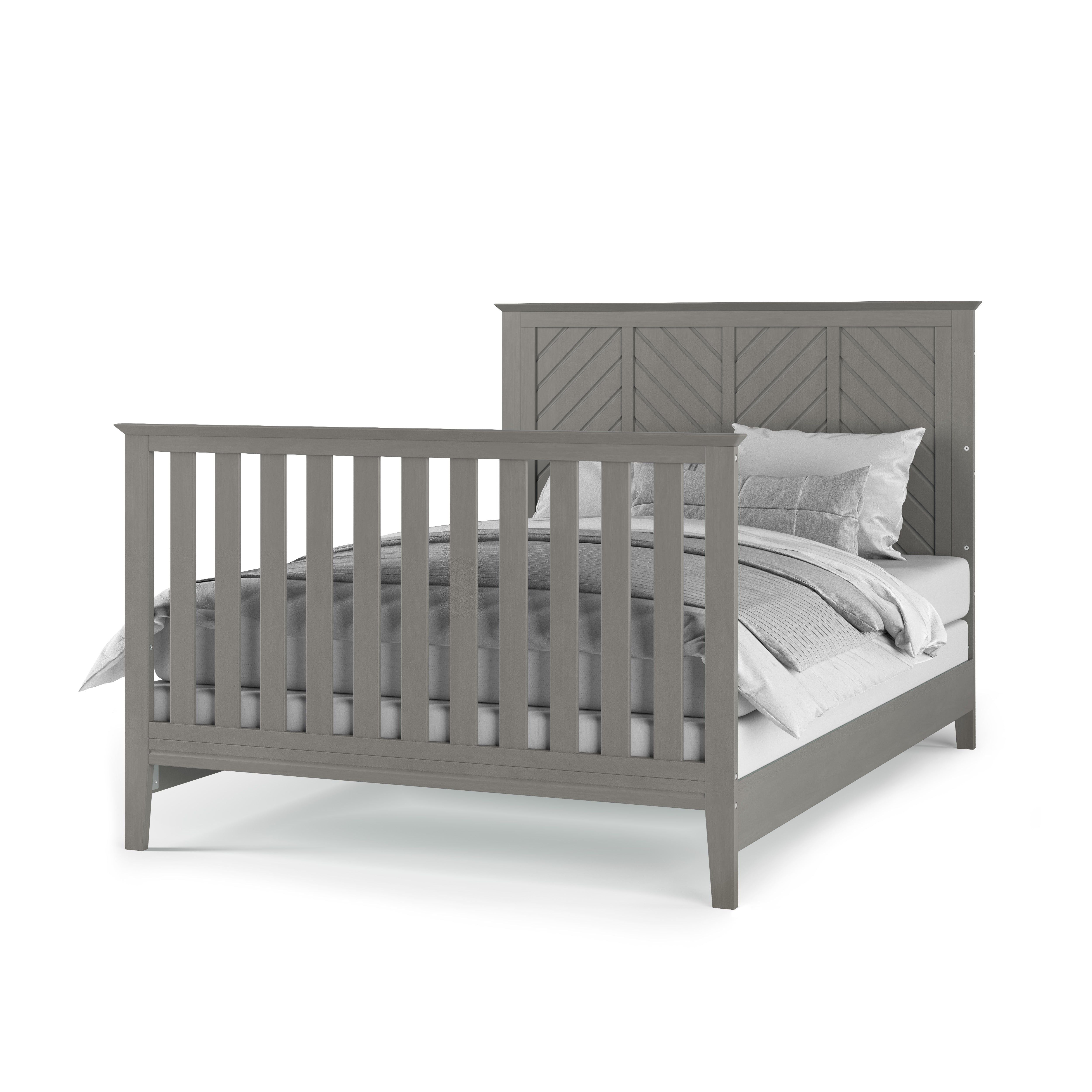 Atwood 4-in-1 Convertible Crib, Lunar Gray