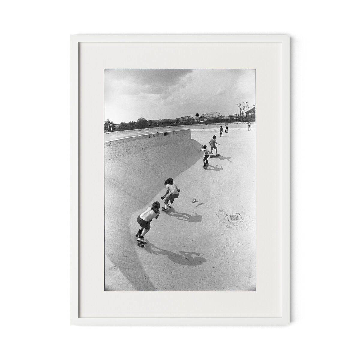 Skateboarding In A Drained Pool Ii