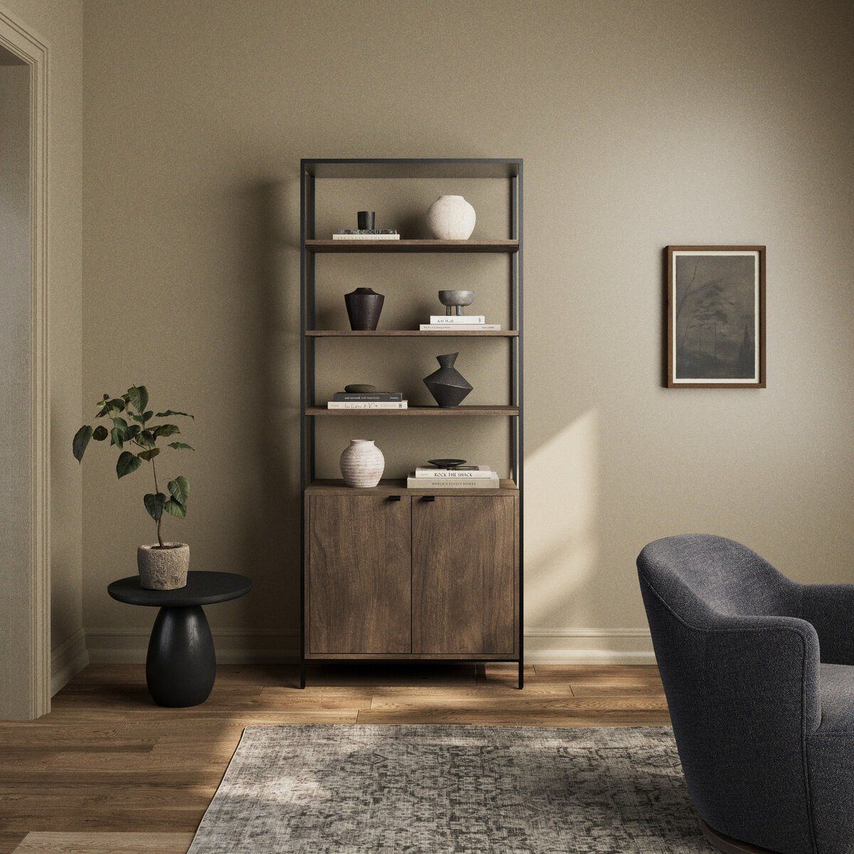 Trey Modular Wide Bookcase
