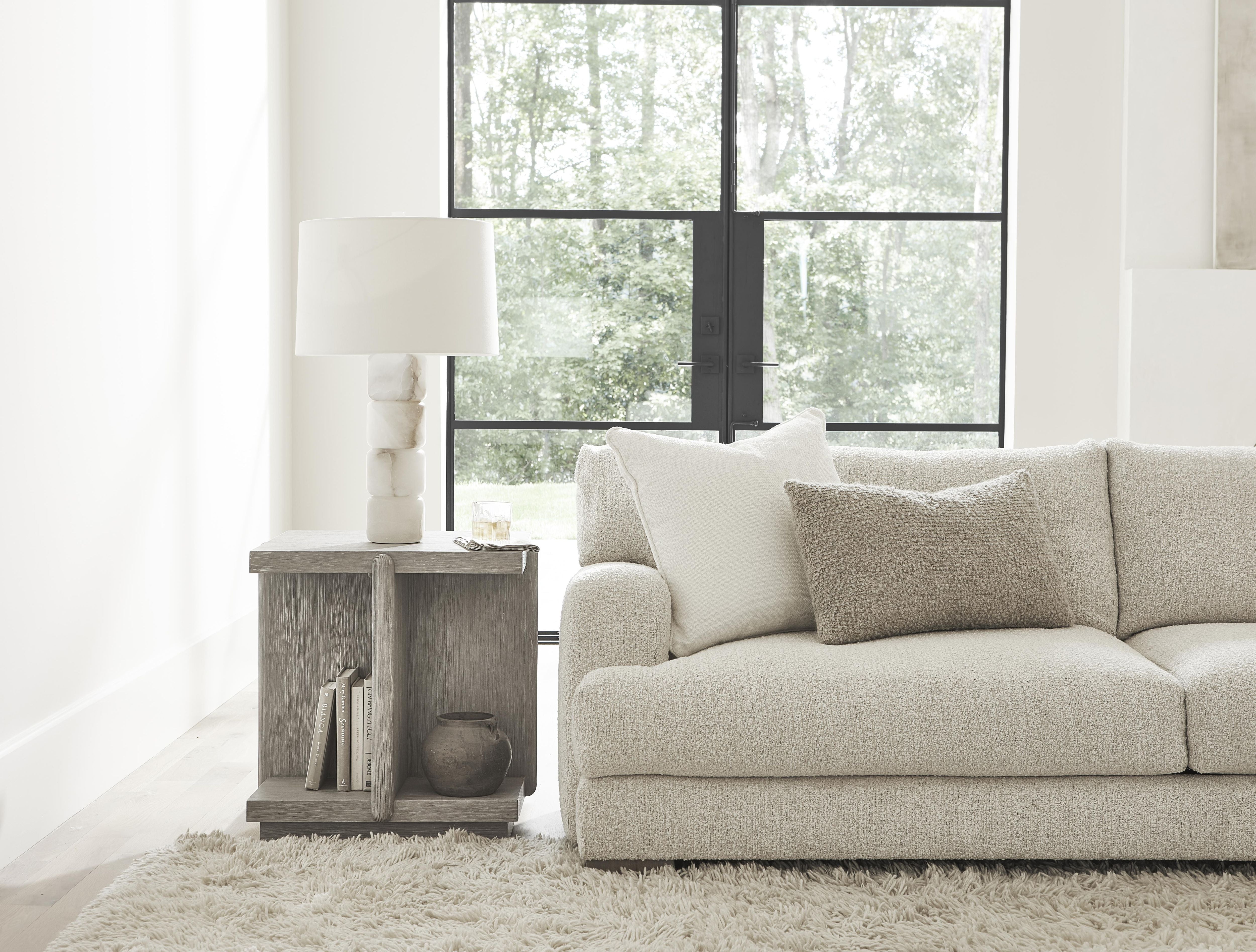 Bernhardt Berkeley Fabric Sofa with Feather-Down Cushions