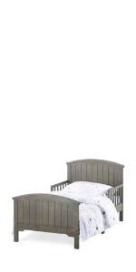 Hampton Toddler Bed, Dapper Gray