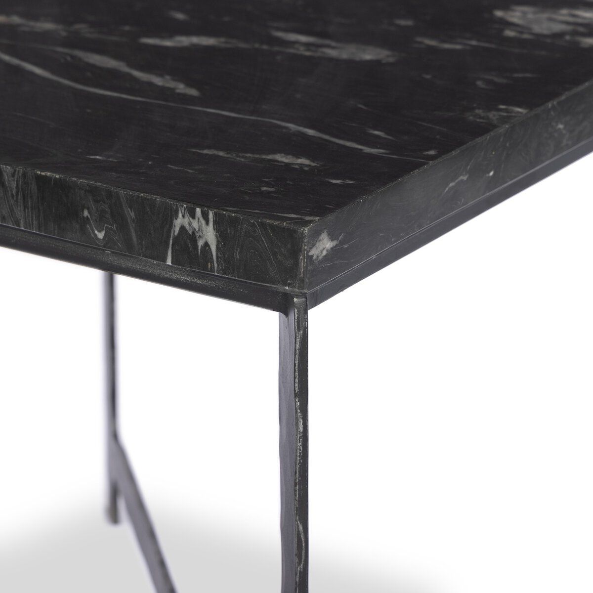 Hammered Iron End Table