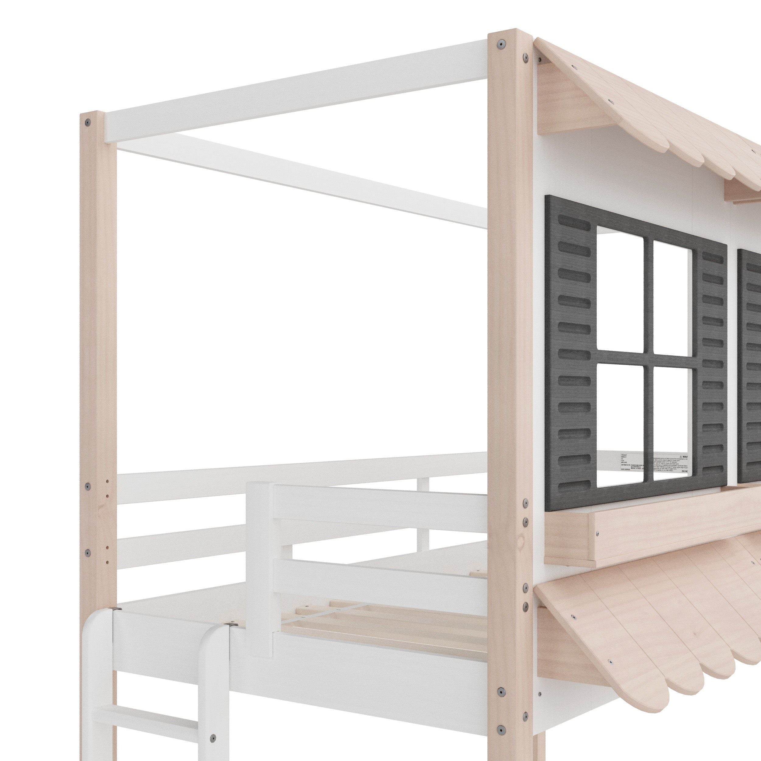 Garden Cottage Twin Over Twin Bunk Bed