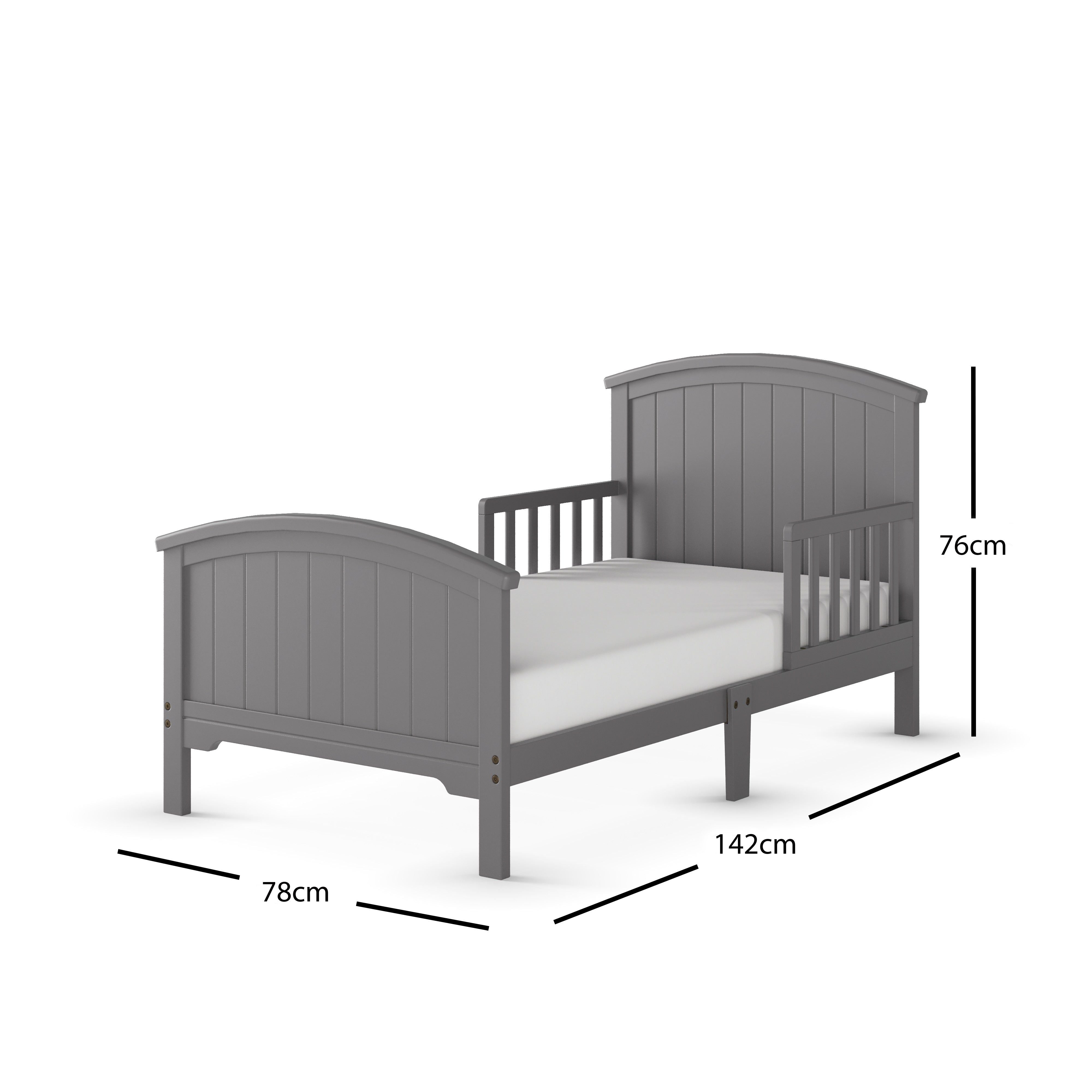 Hampton Toddler Bed, Cool Gray