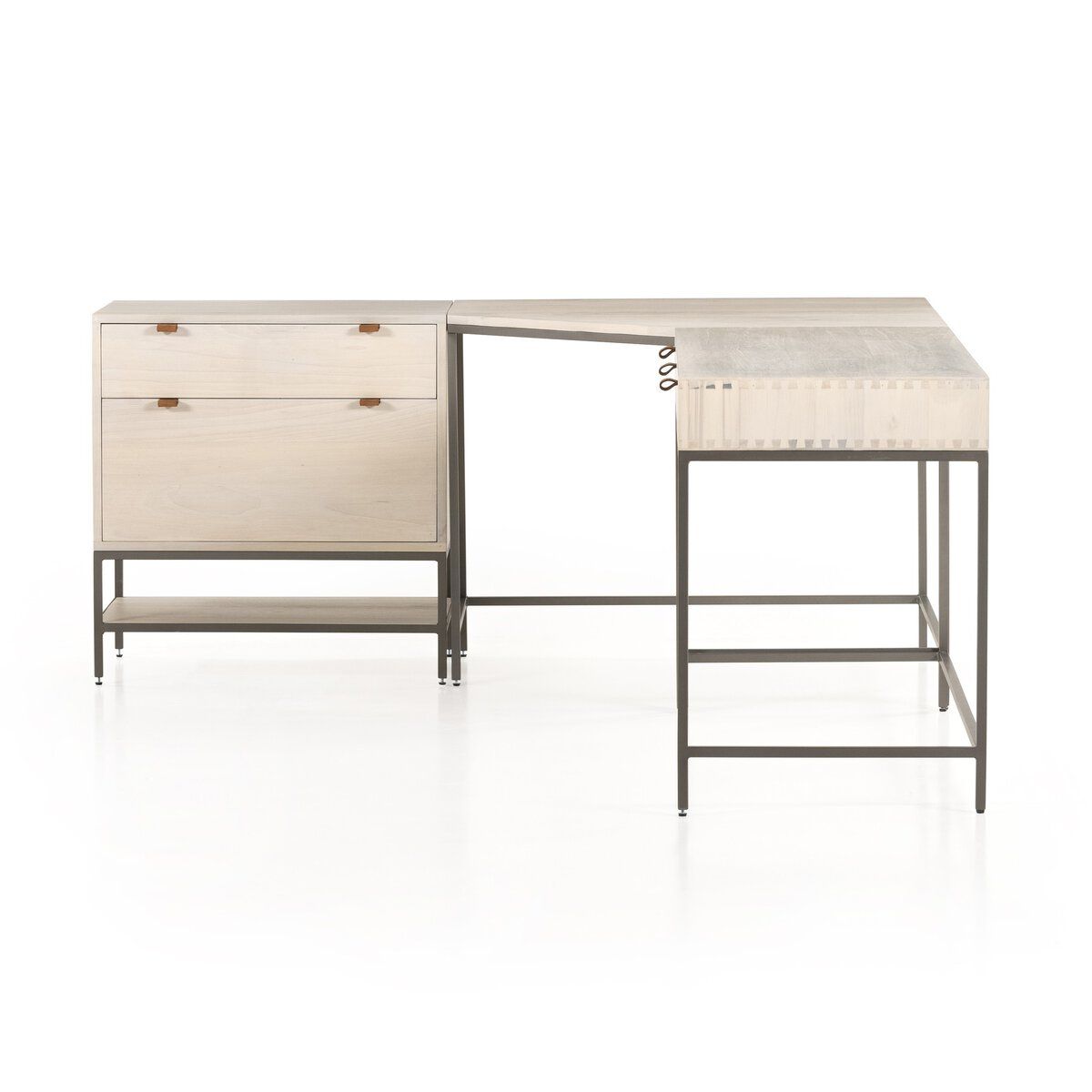 Trey Filing Cabinet Desk System