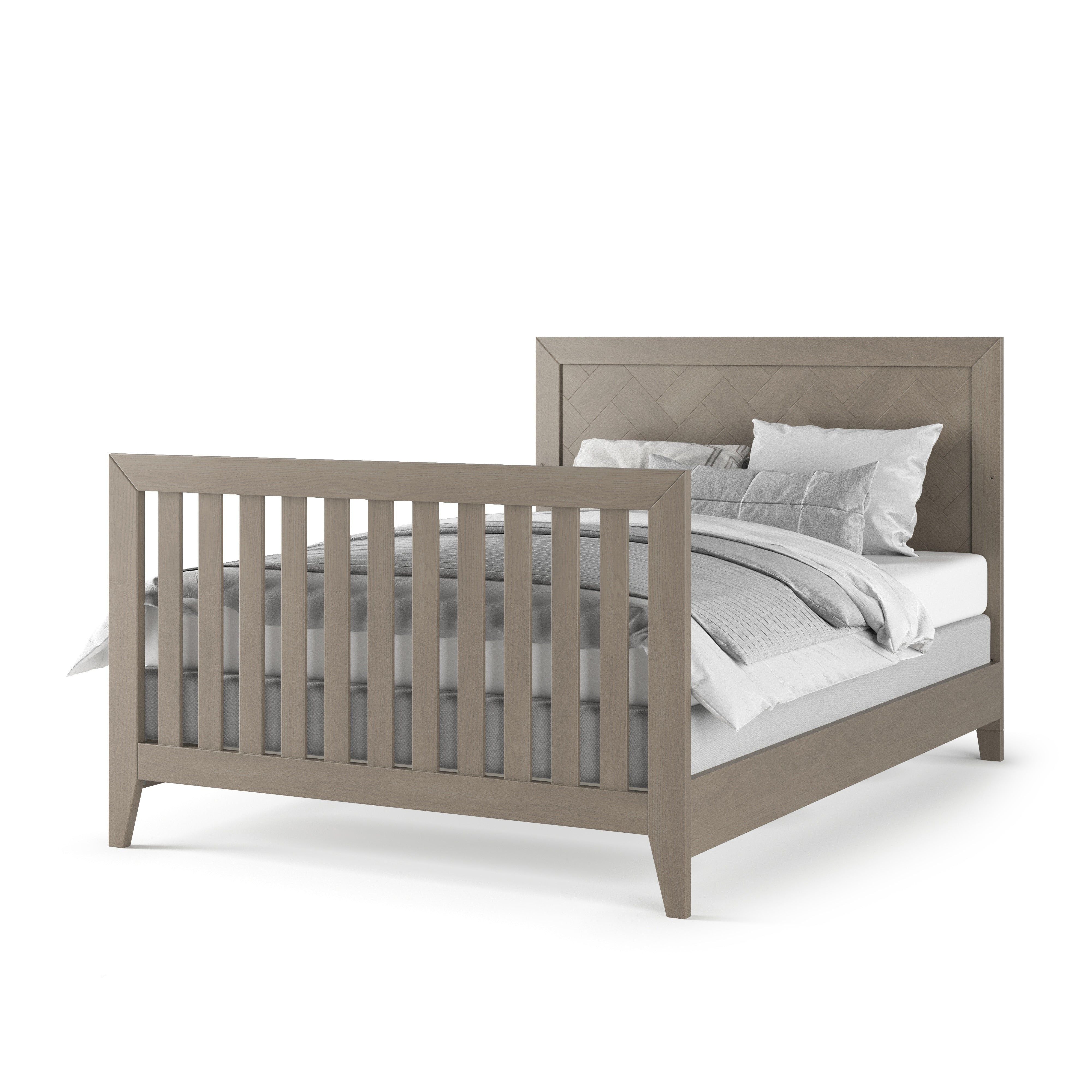 Kieran 4-in-1 Convertible Crib, Crescent Gray