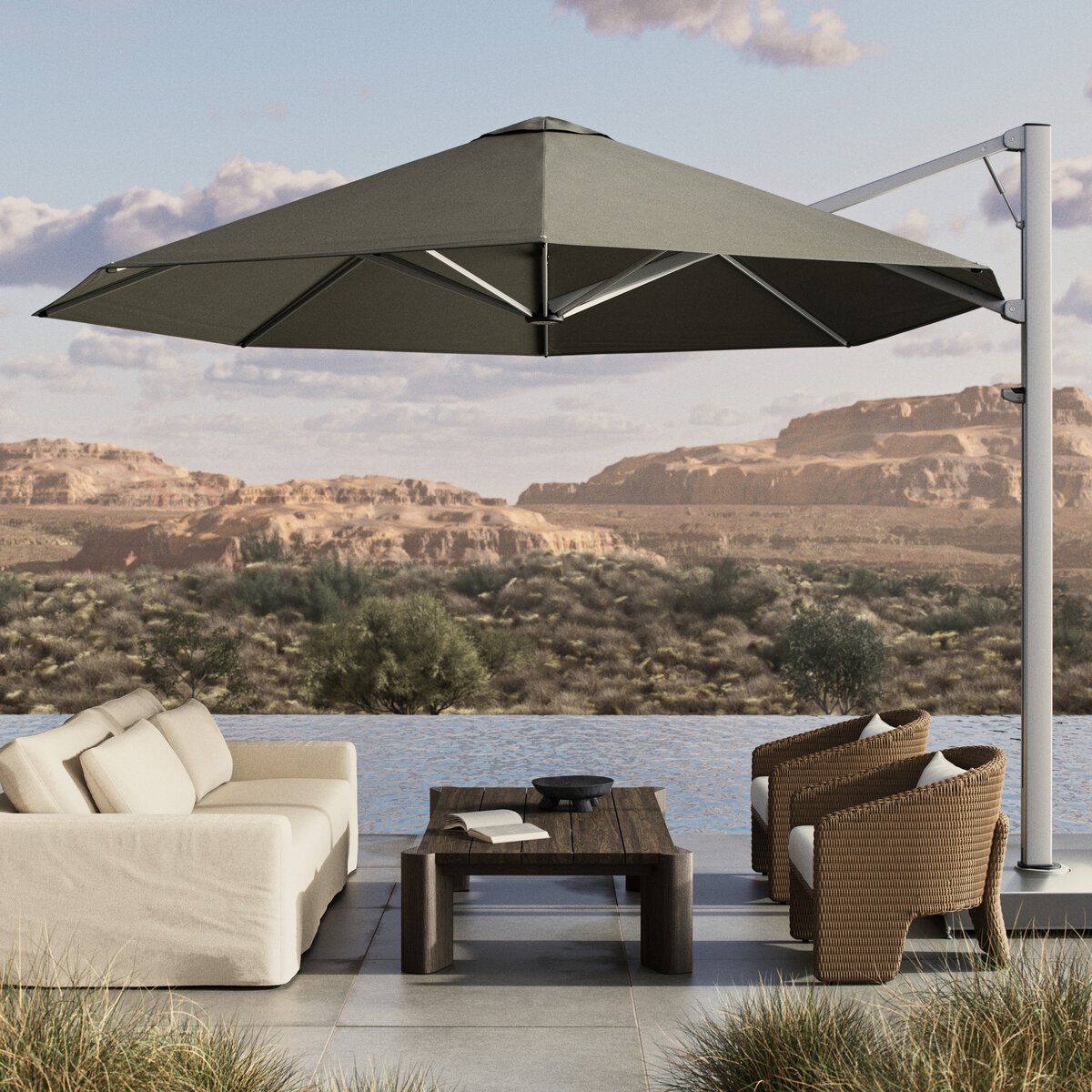 Shadowspec Serenity Outdoor Octagon Umbrella
