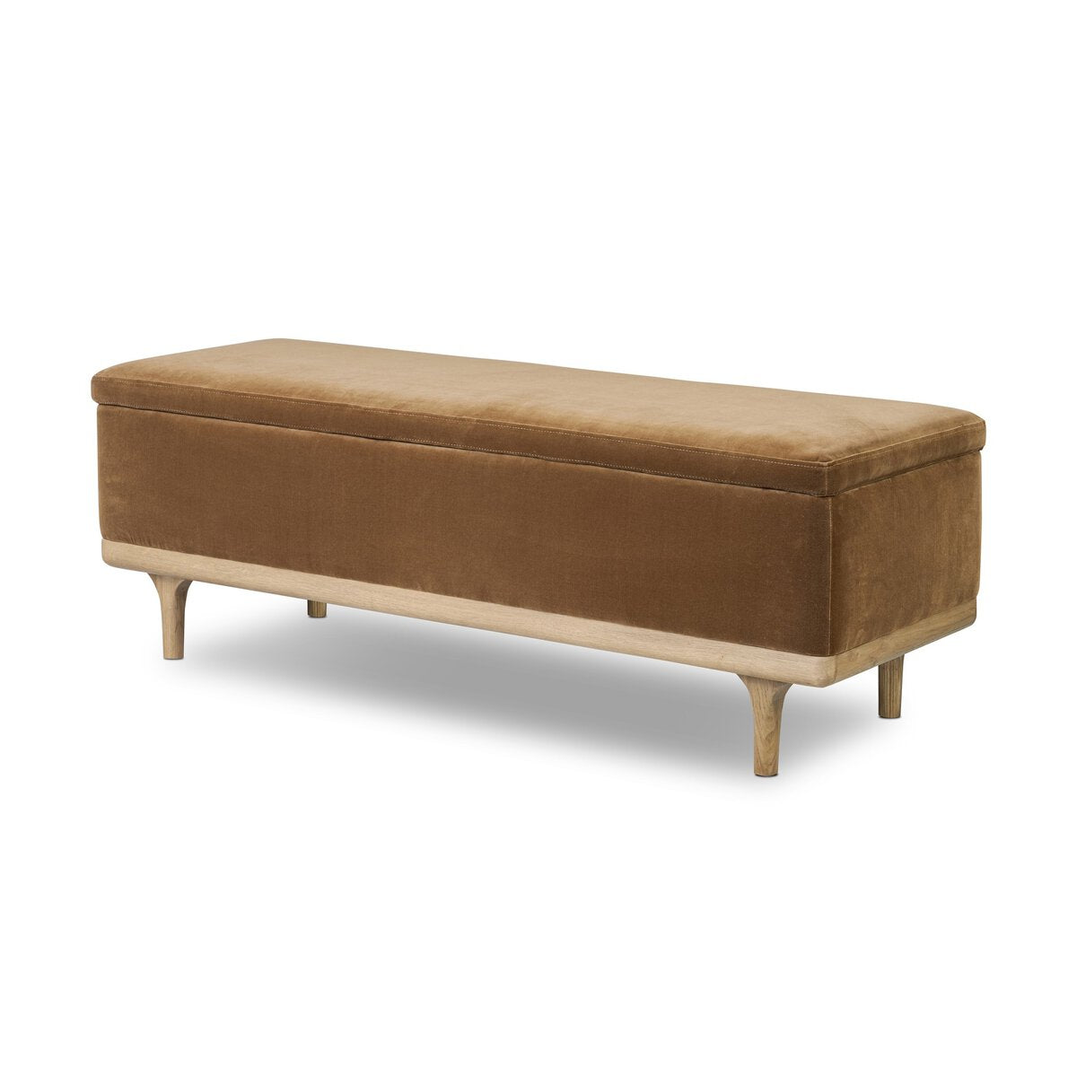 Iris Trunk Upholstered Storage Bench