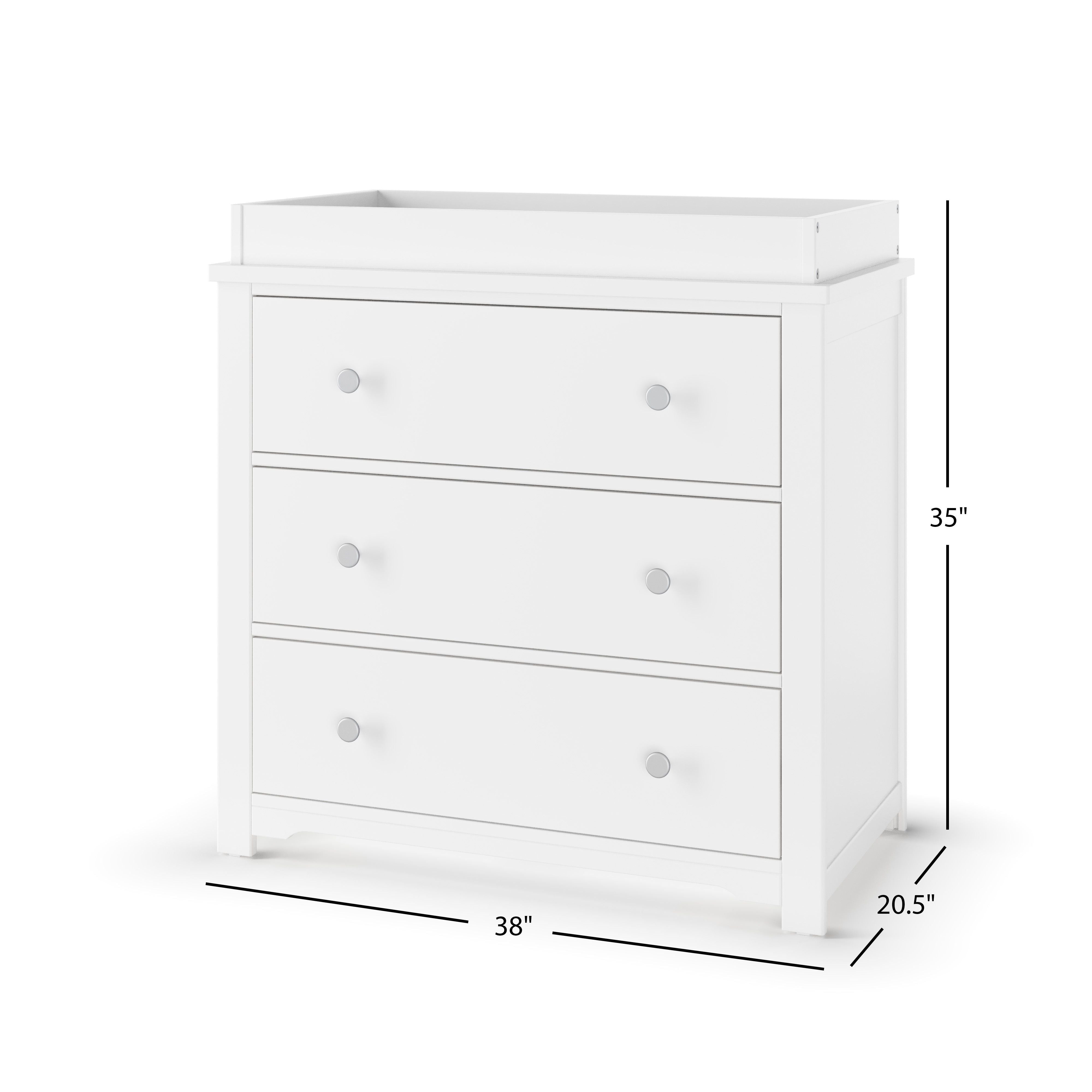 Camden 3-Piece Nursery Set With Crib, Dresser, And Nightstand