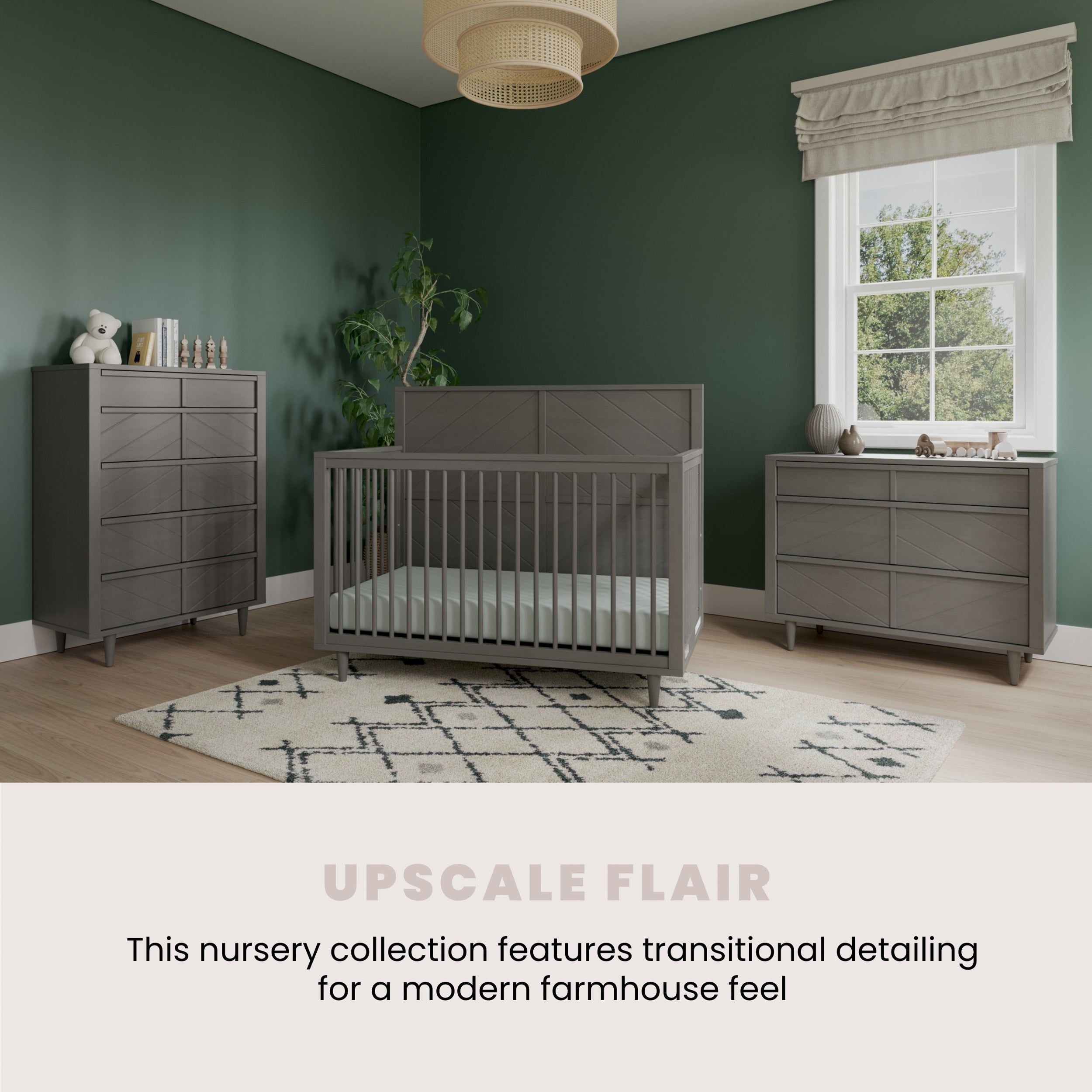 Surrey Hill 3 Drawer Dresser in Lunar Gray
