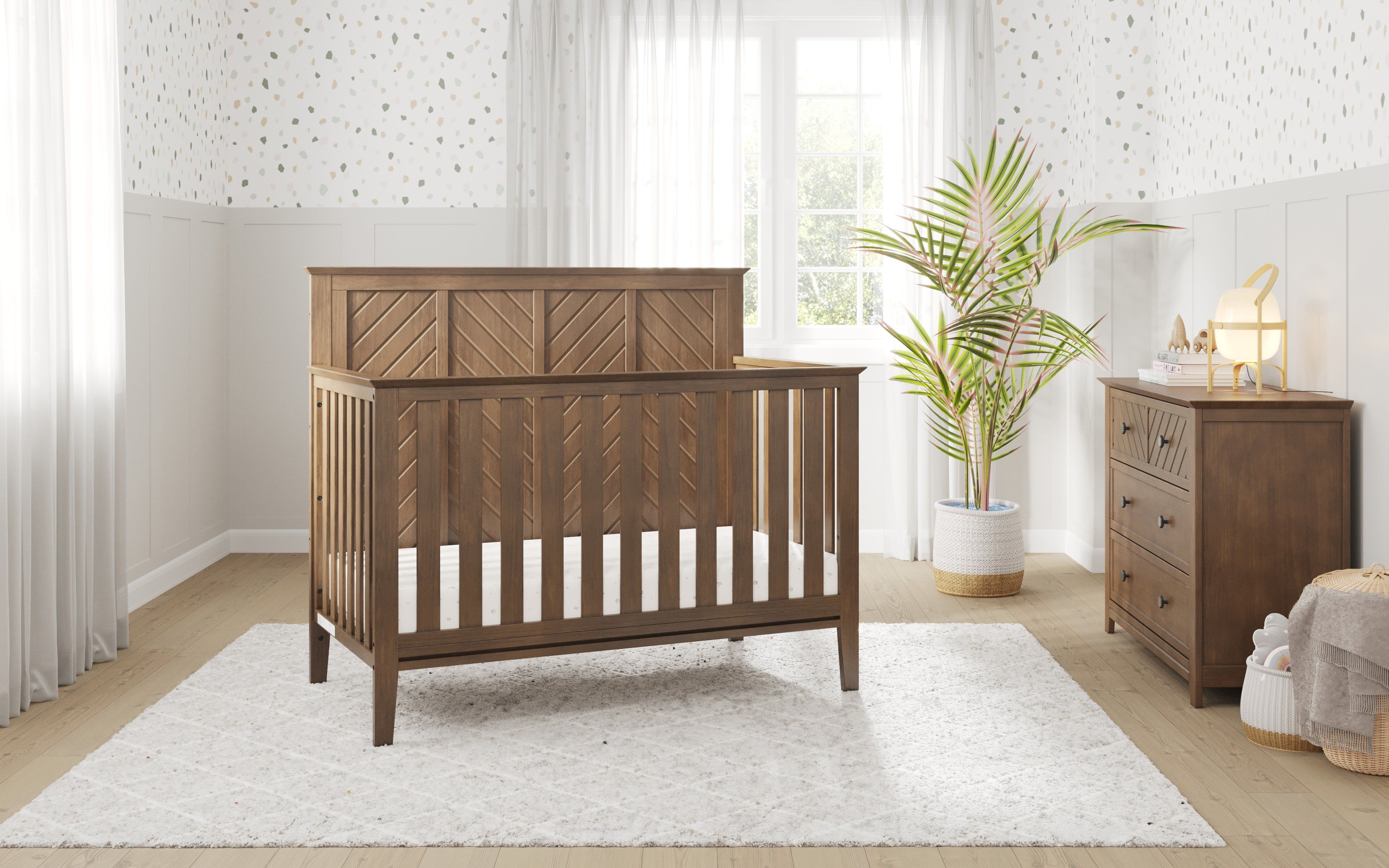 Atwood 4-in-1 Convertible Crib, Cocoa Bean