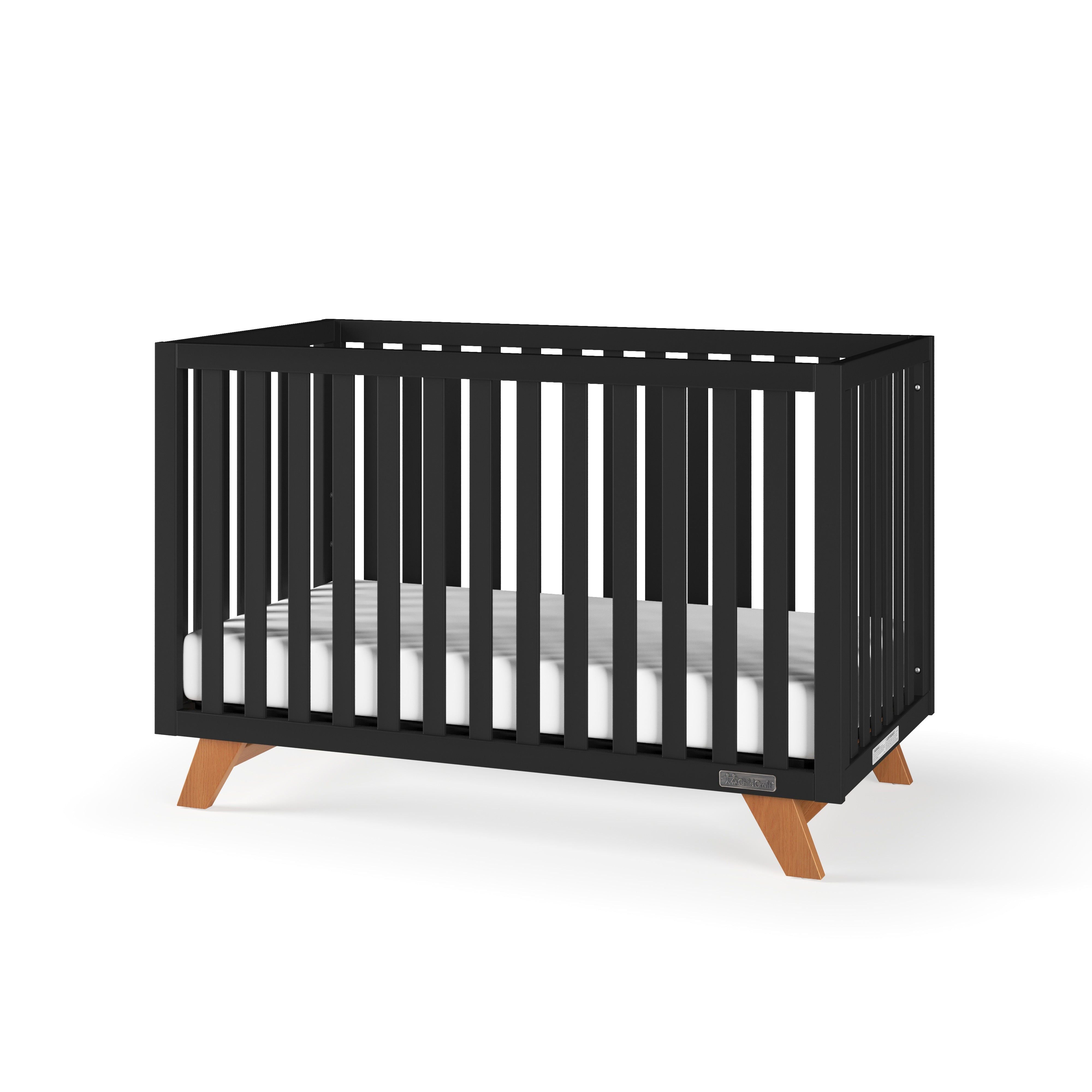 Soho 4-in-1 Convertible Crib, Ebony