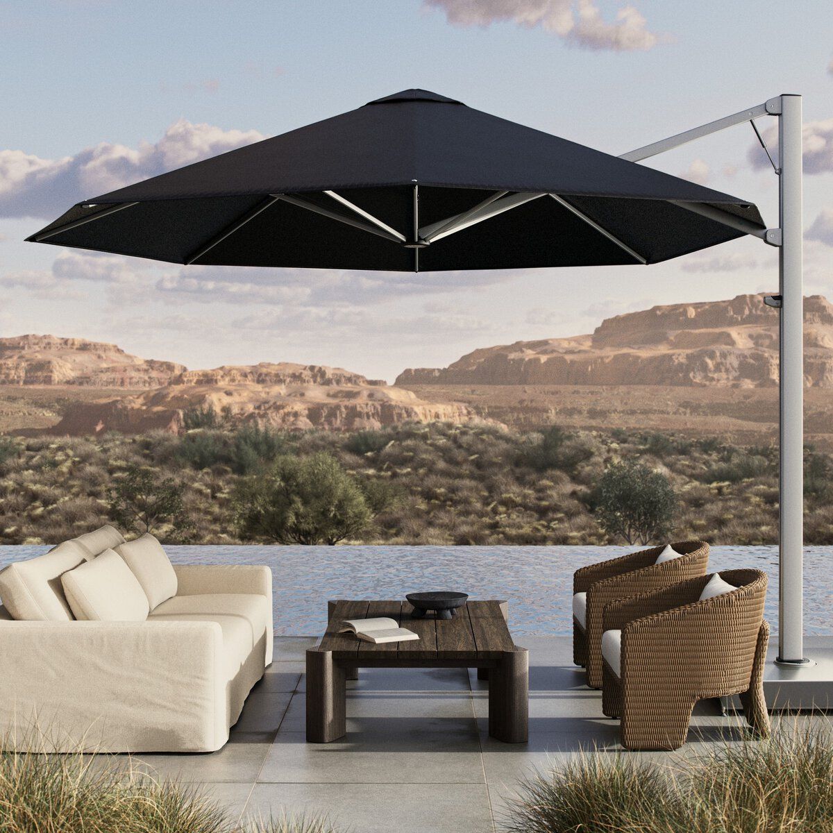 Shadowspec Serenity Outdoor Octagon Umbrella