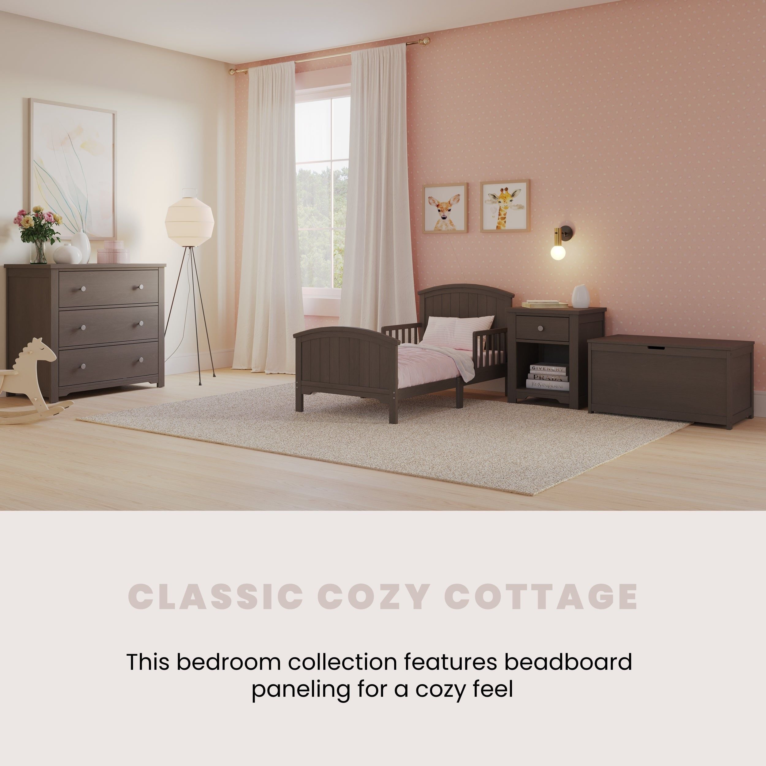 Hampton Toddler Bed, Dapper Gray