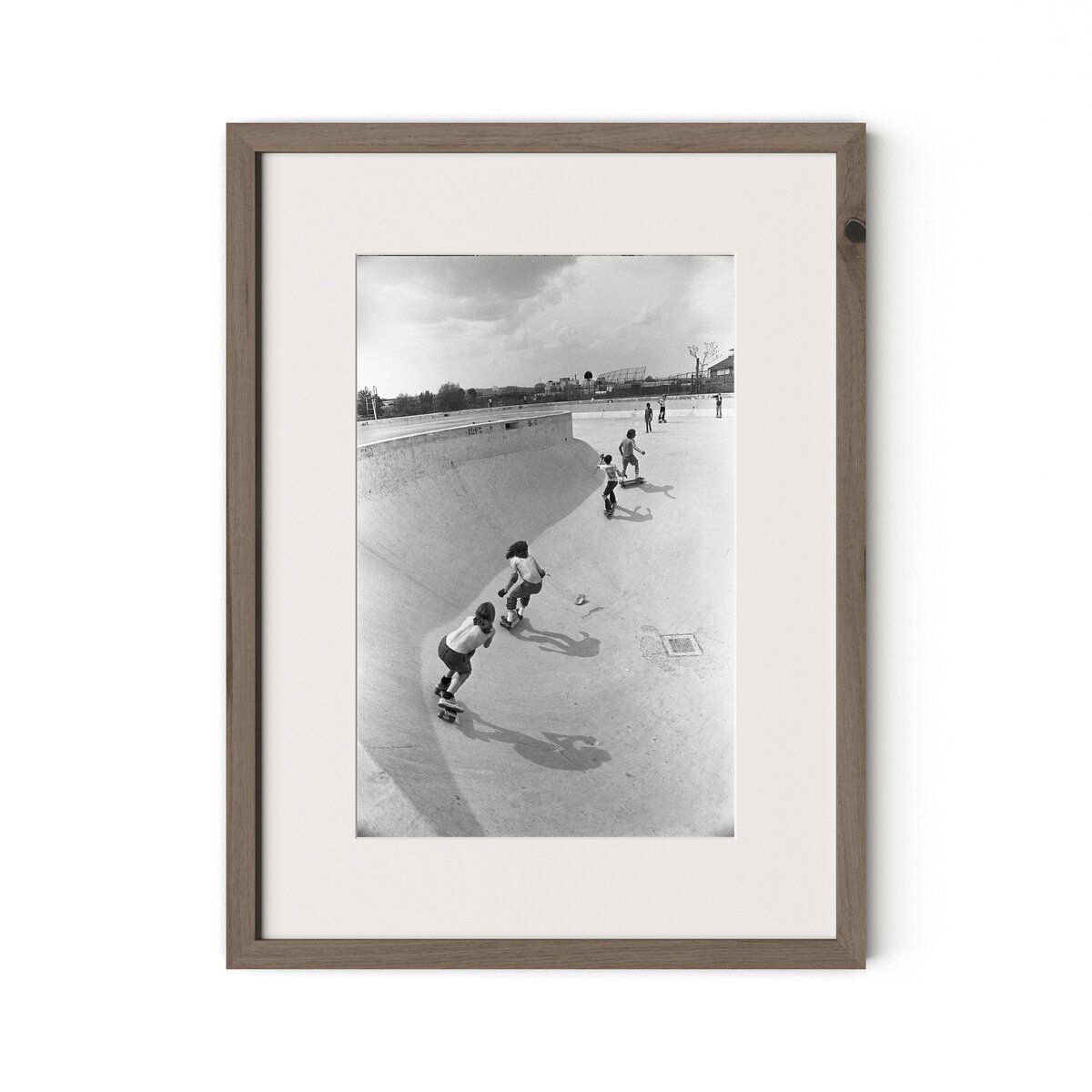 Skateboarding In A Drained Pool Ii