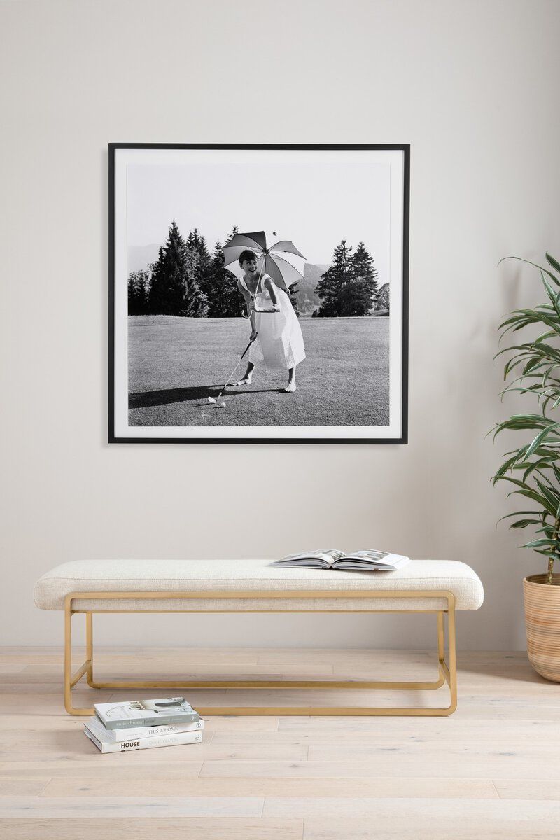 Golfing Hepburn By Getty Images