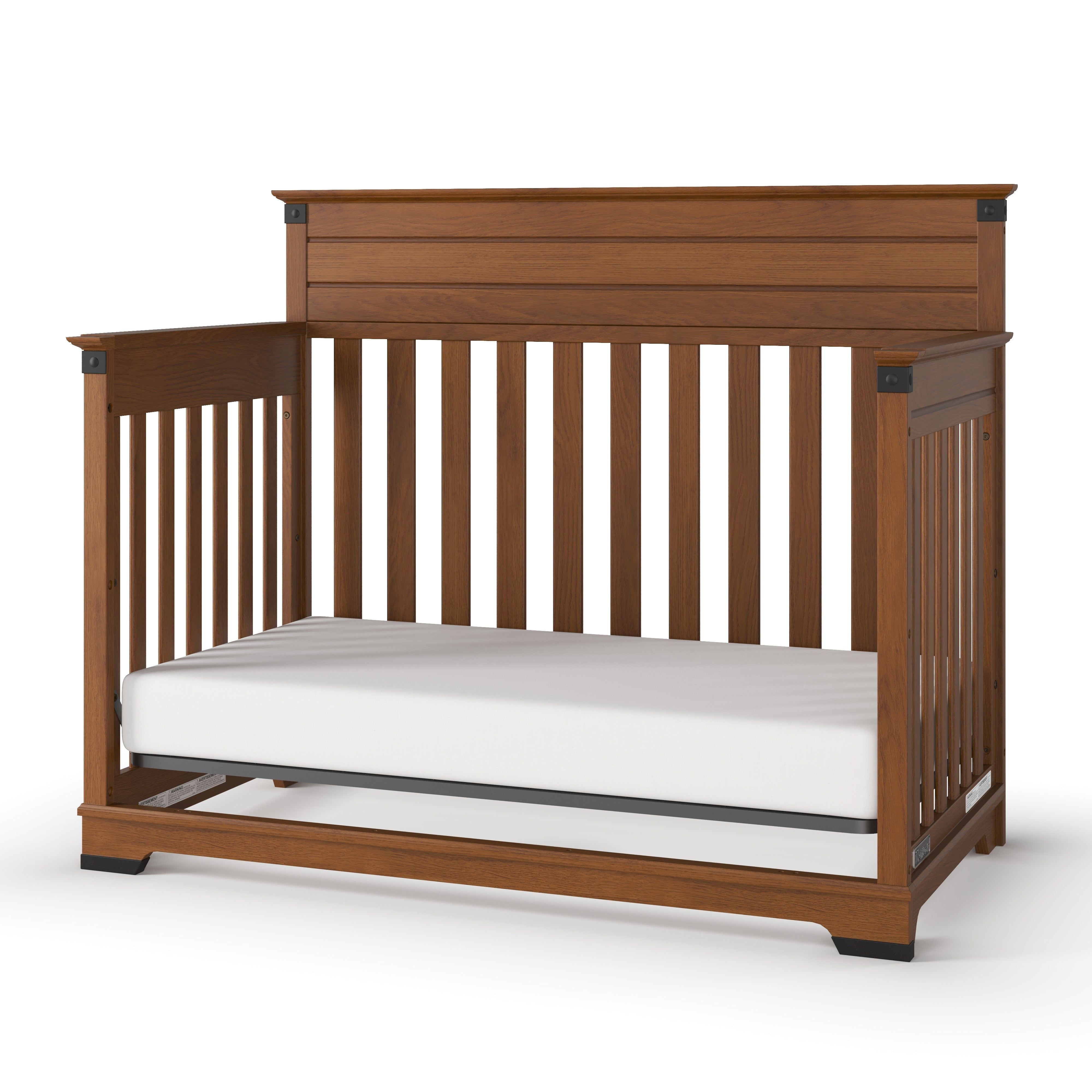 Redmond 4-in-1 Convertible Crib, Coach Cherry