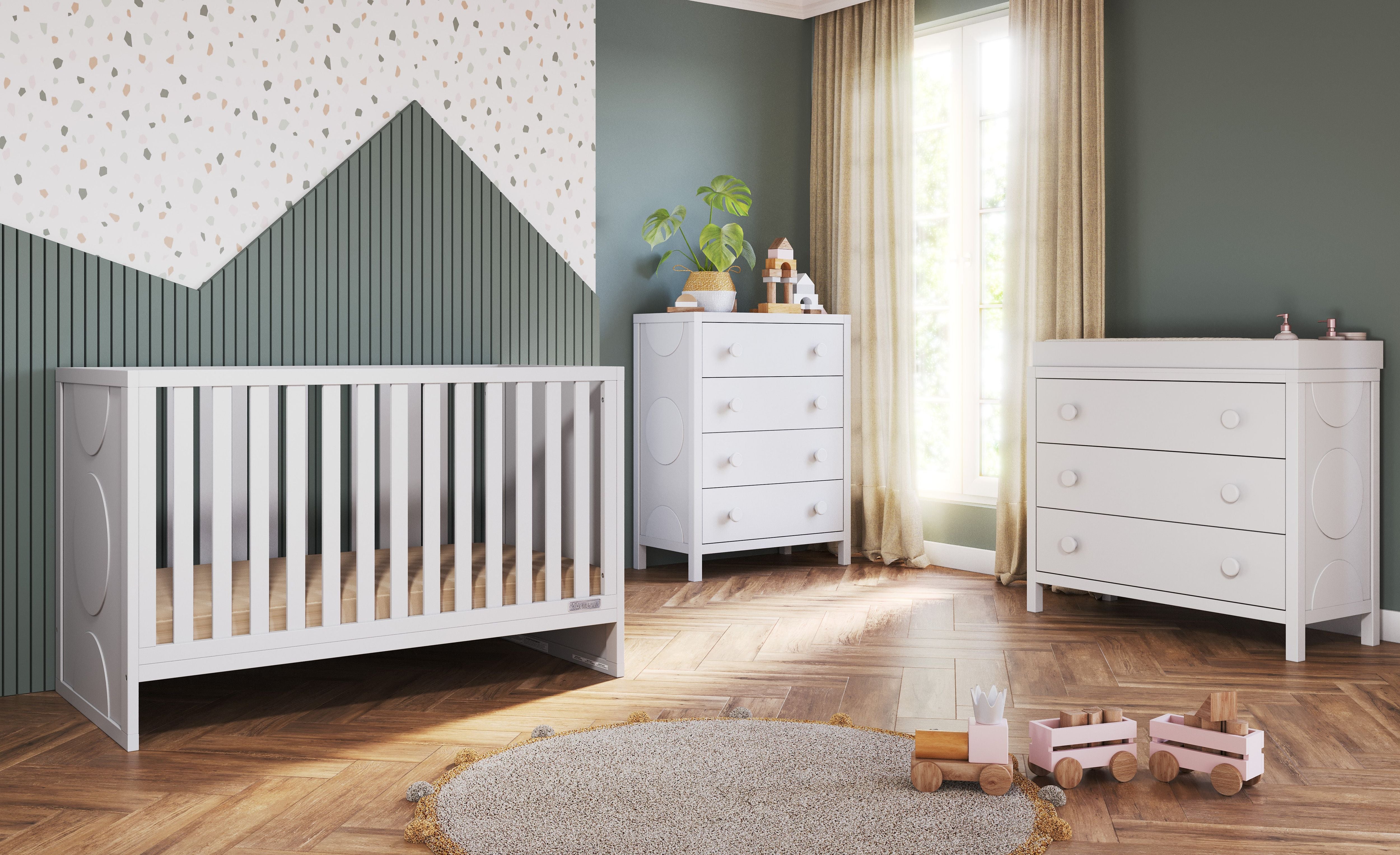 Universal Changing Table Topper, Matte White