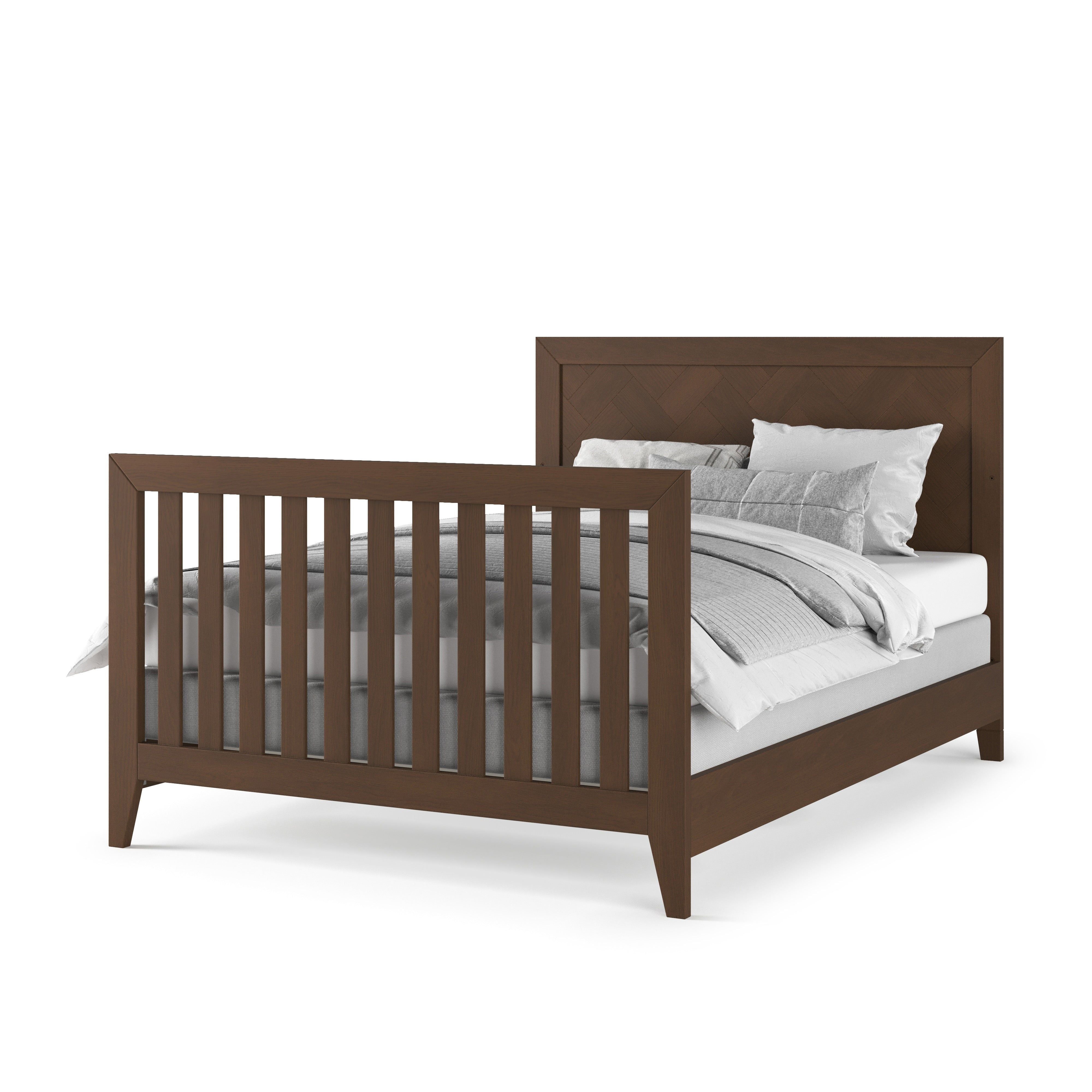 Kieran 4-in-1 Convertible Crib, Toasted Chestnut