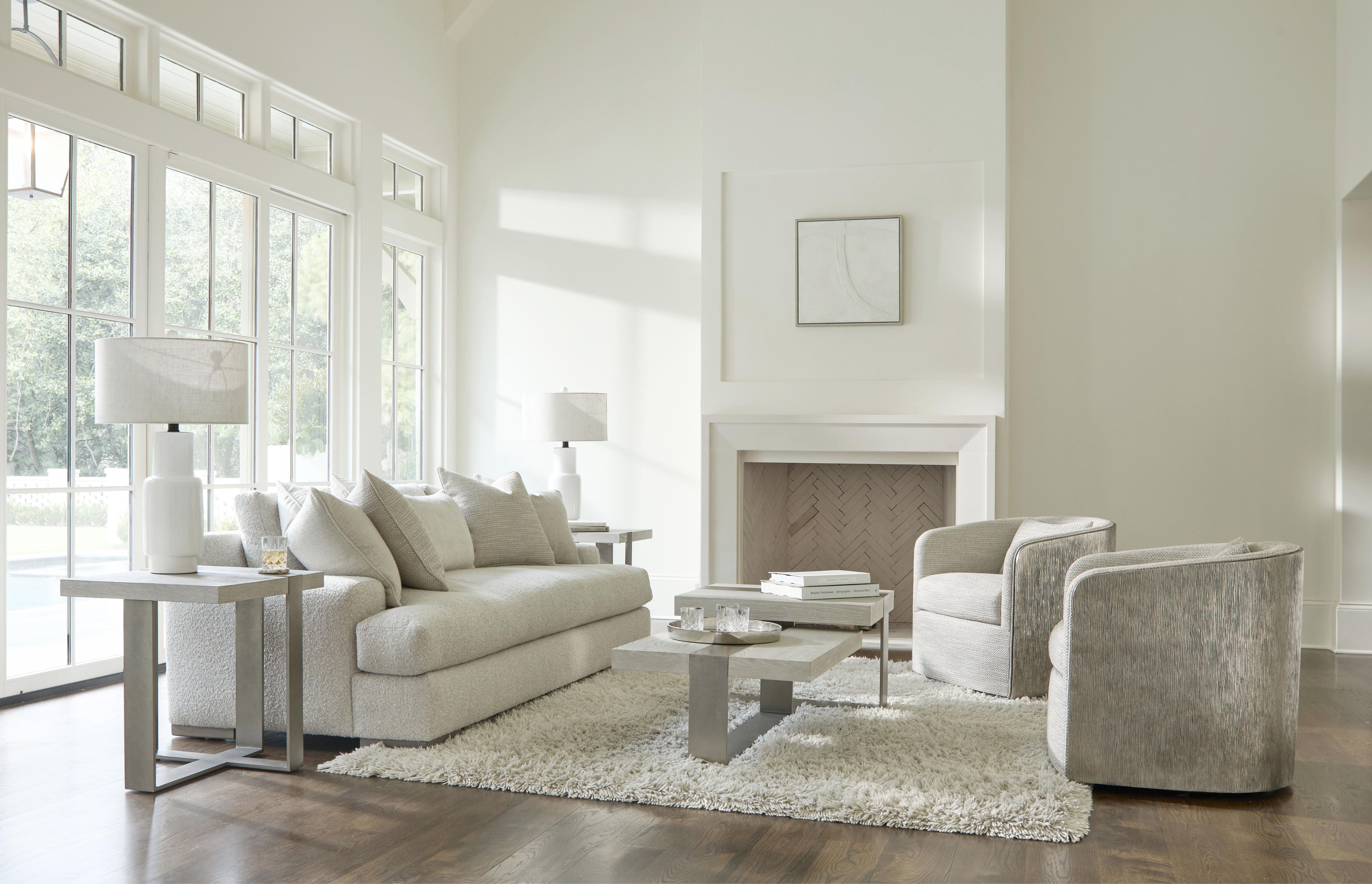 Bernhardt Furniture Eliot Fabric Swivel Chair