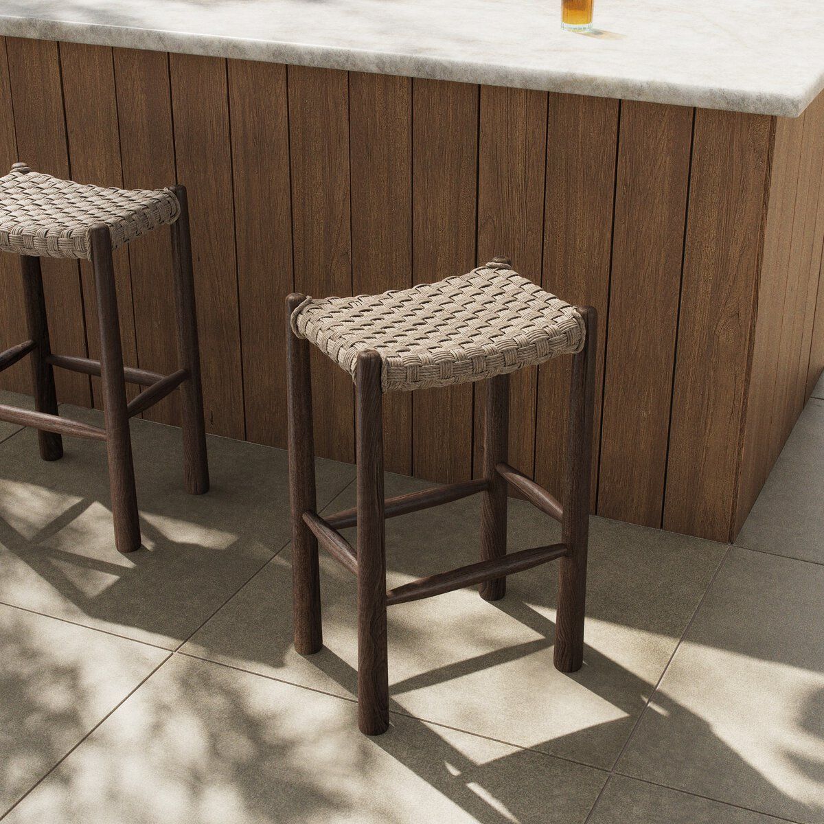Savio Outdoor Bar + Counter Stool