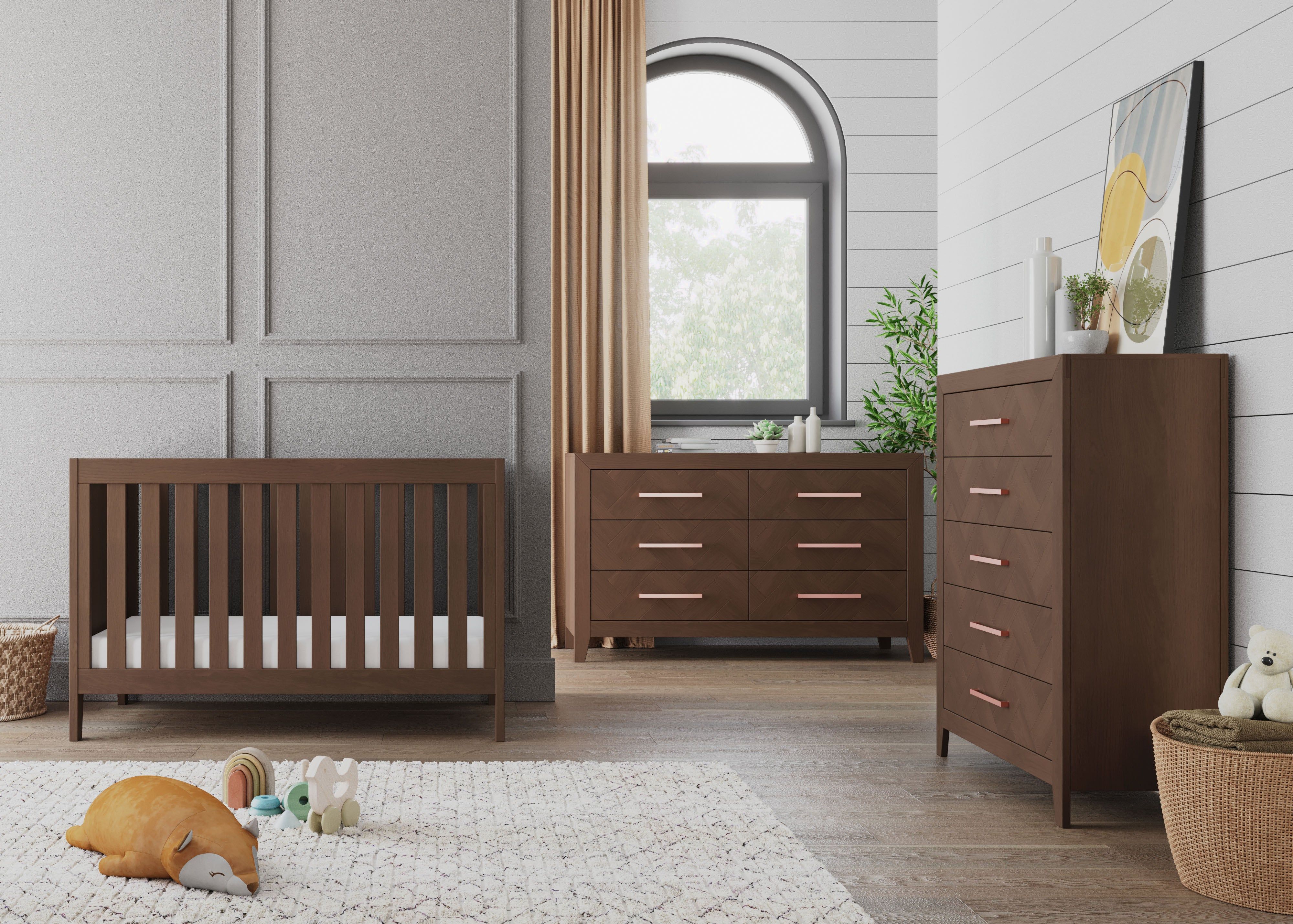 Kieran 6-Drawer Double Dresser, Toasted Chestnut