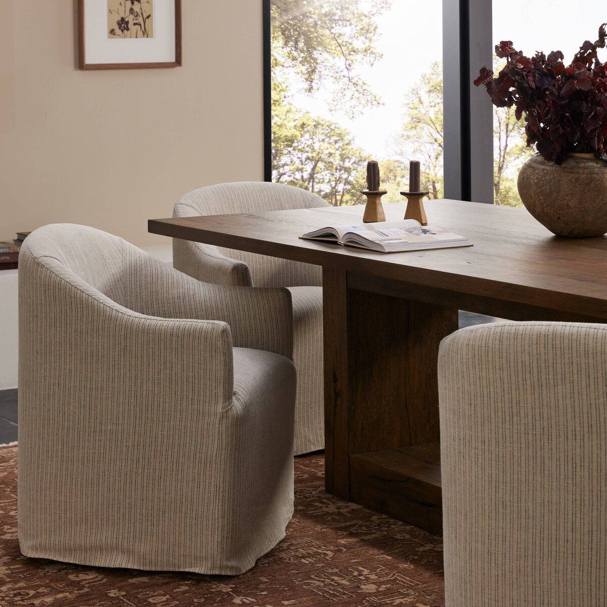 Cove Dining Chair With Casters
