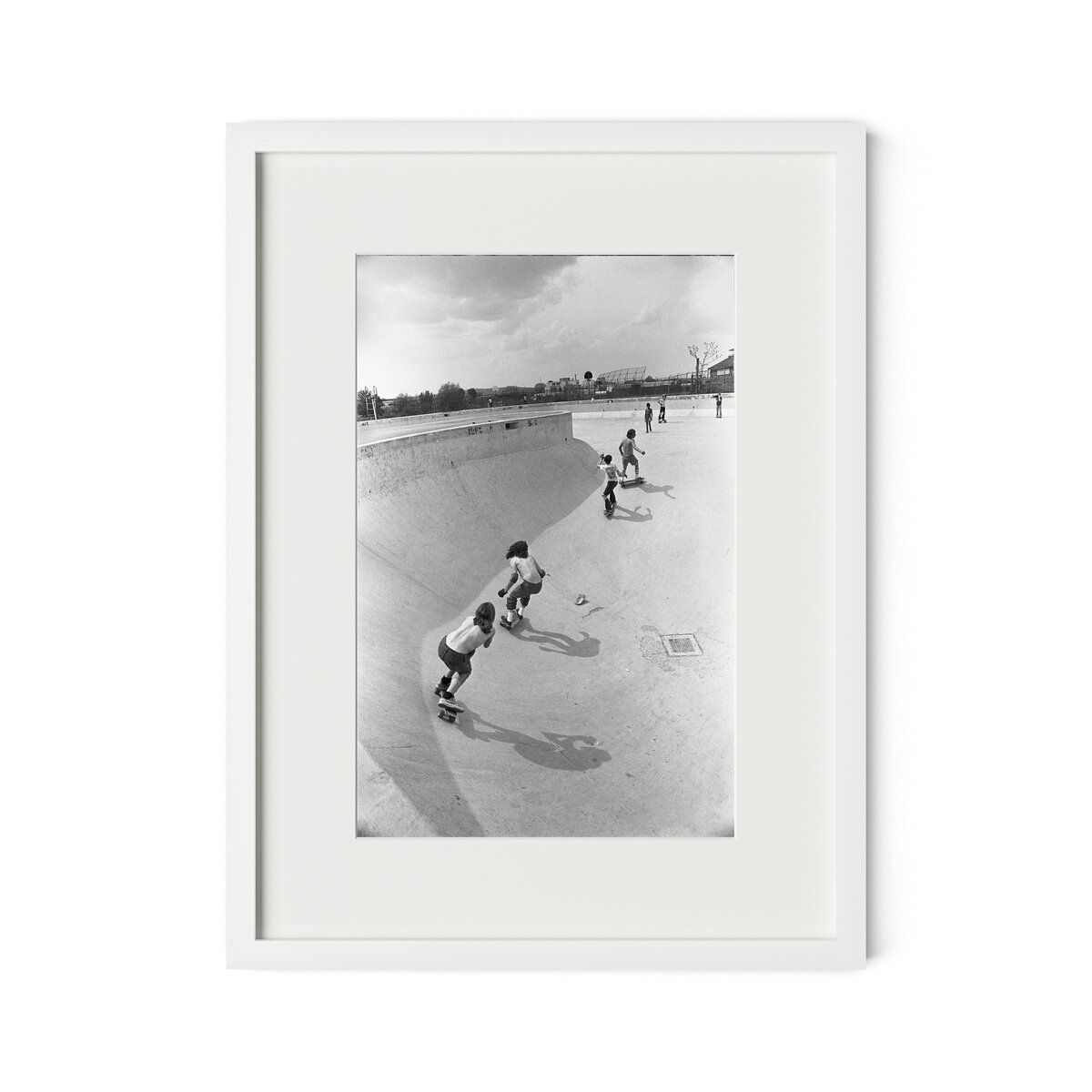 Skateboarding In A Drained Pool Ii