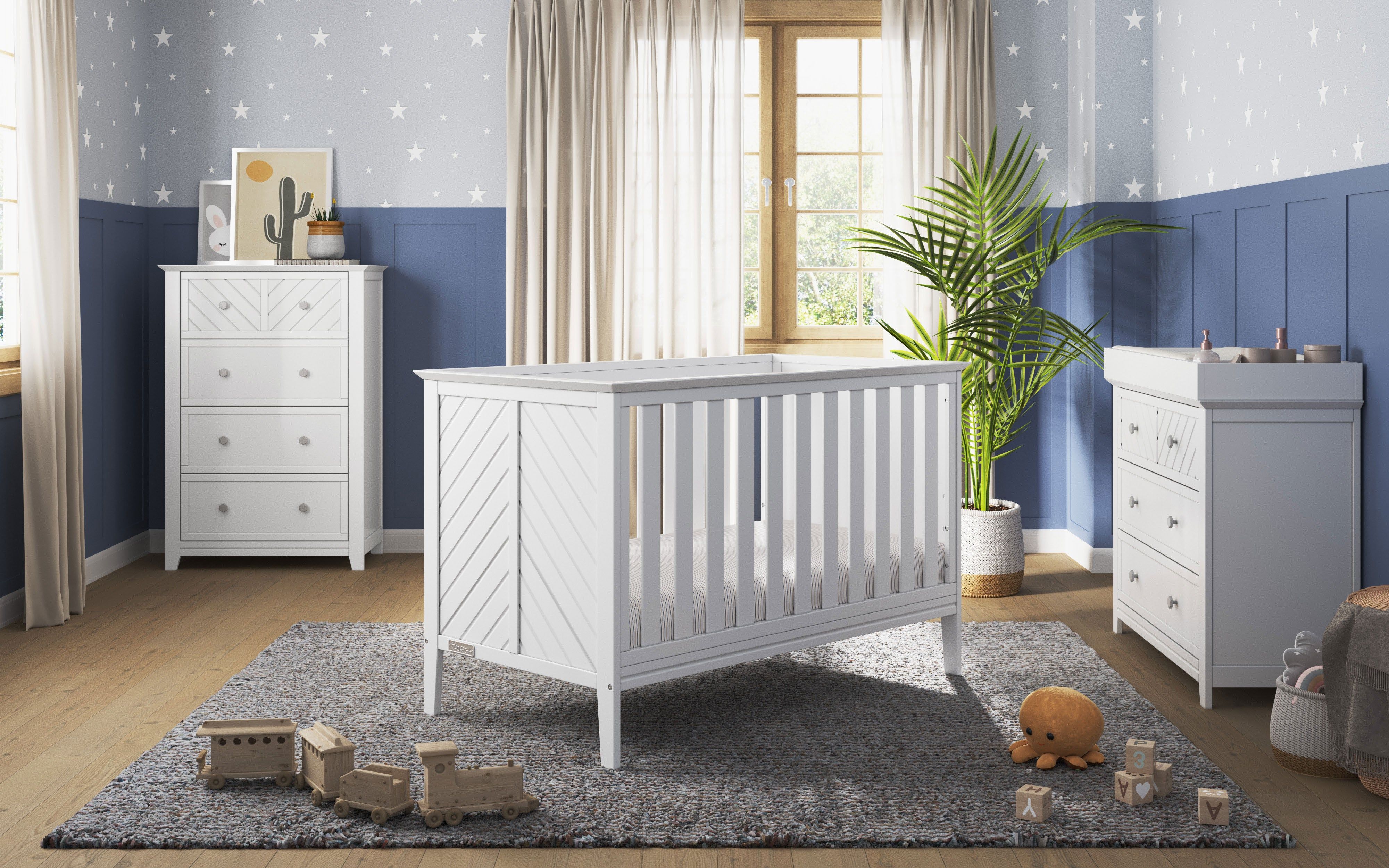 Universal Changing Table Topper, Matte White